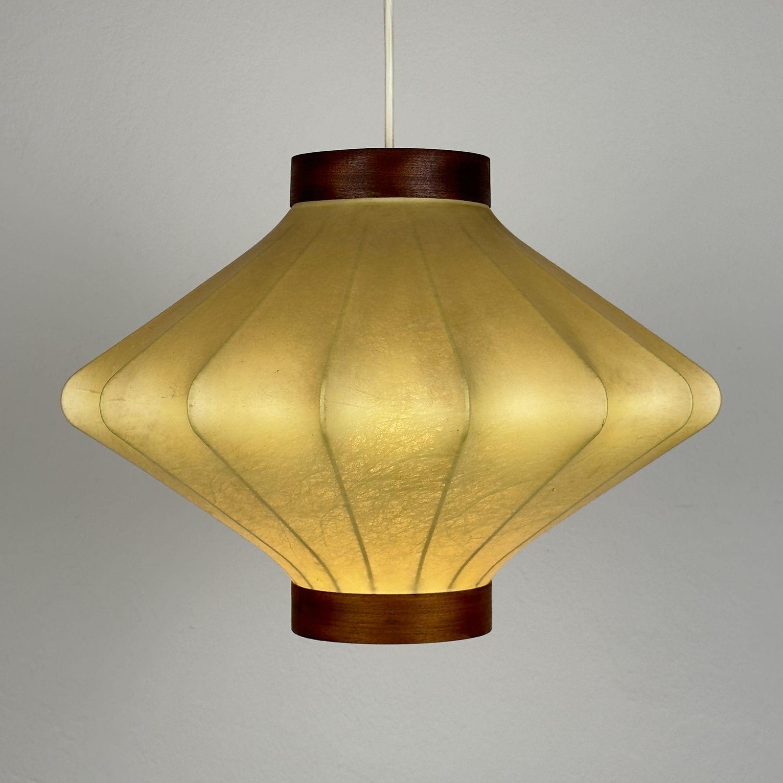 Mid Century Cocoon Pendant Lamp, Achille Castiglioni, Italy 1960s photo for sale