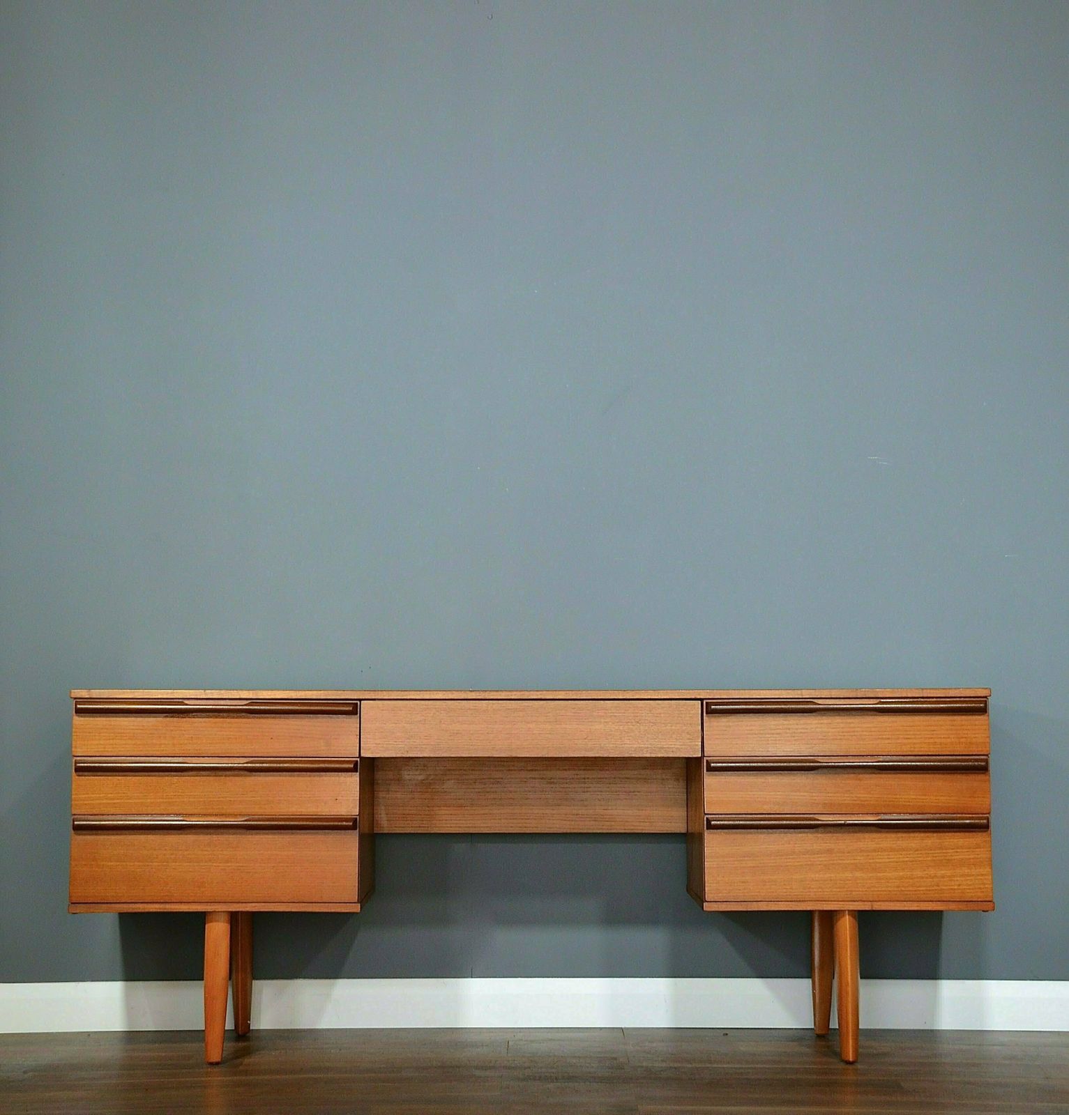 Vintage Avalon Mid Century Teak Desk / Dressing Table. Delivery. Modern / Danish Style.