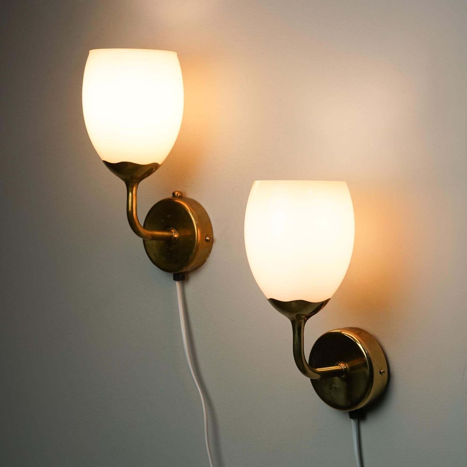 Pair Of Model 9447 Wall Light By Paavo Tynell For Oy Taito Ab, 1950s photo 6107.0