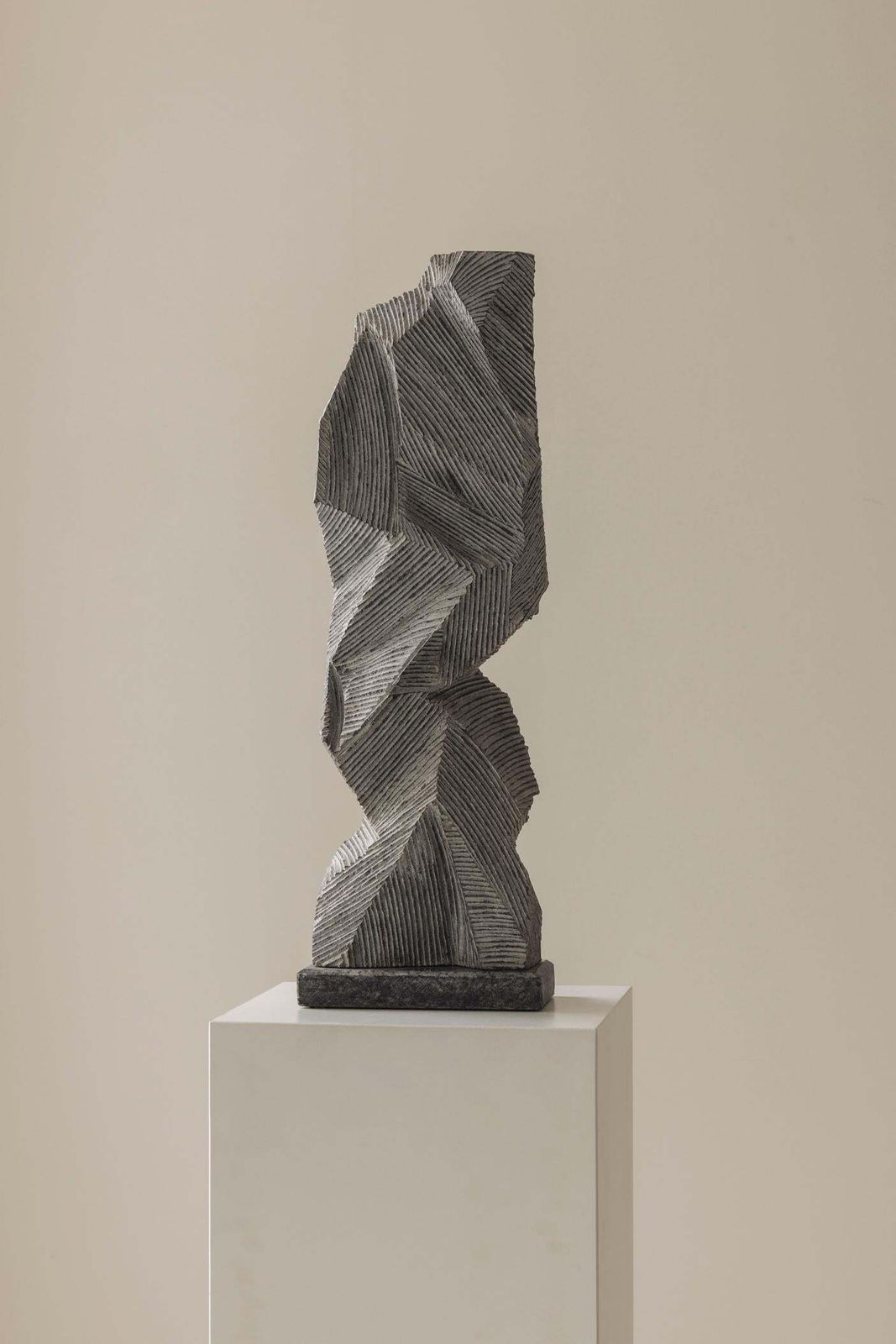 Abstract Sculpture Carved From Natural Stone By Marc Verdoodt, Belgium 1980s. photo 2213.0
