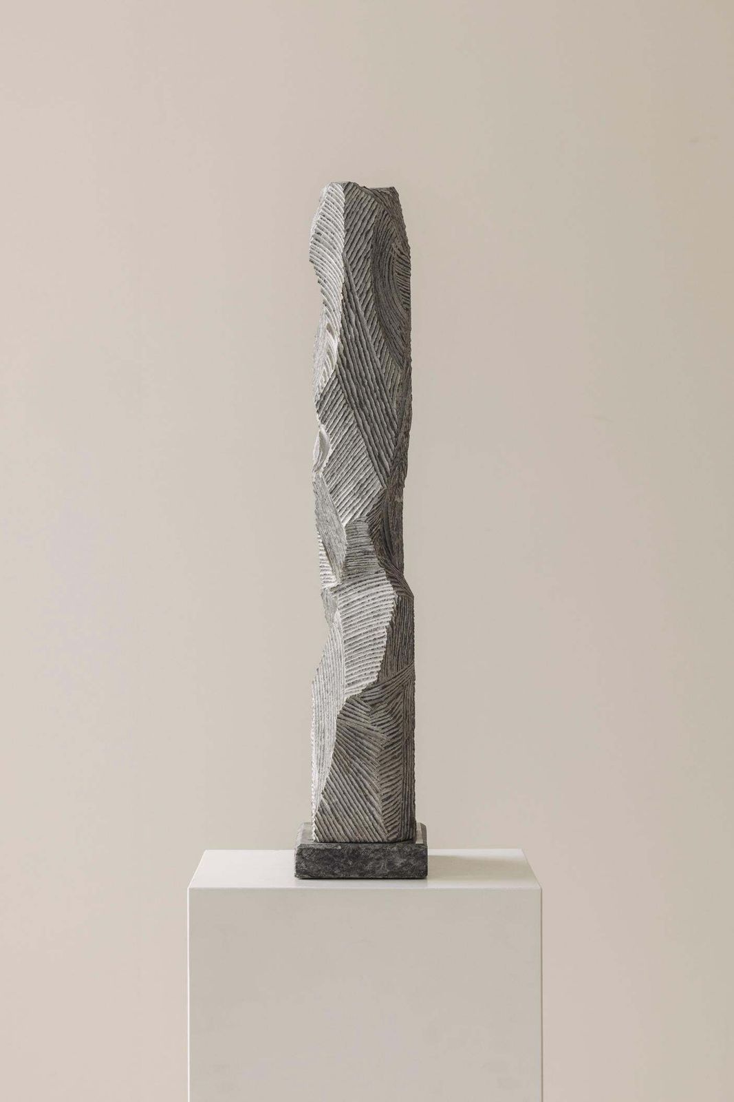 photo furniture Abstract Sculpture Carved From Natural Stone By Marc Verdoodt, Belgium 1980s.