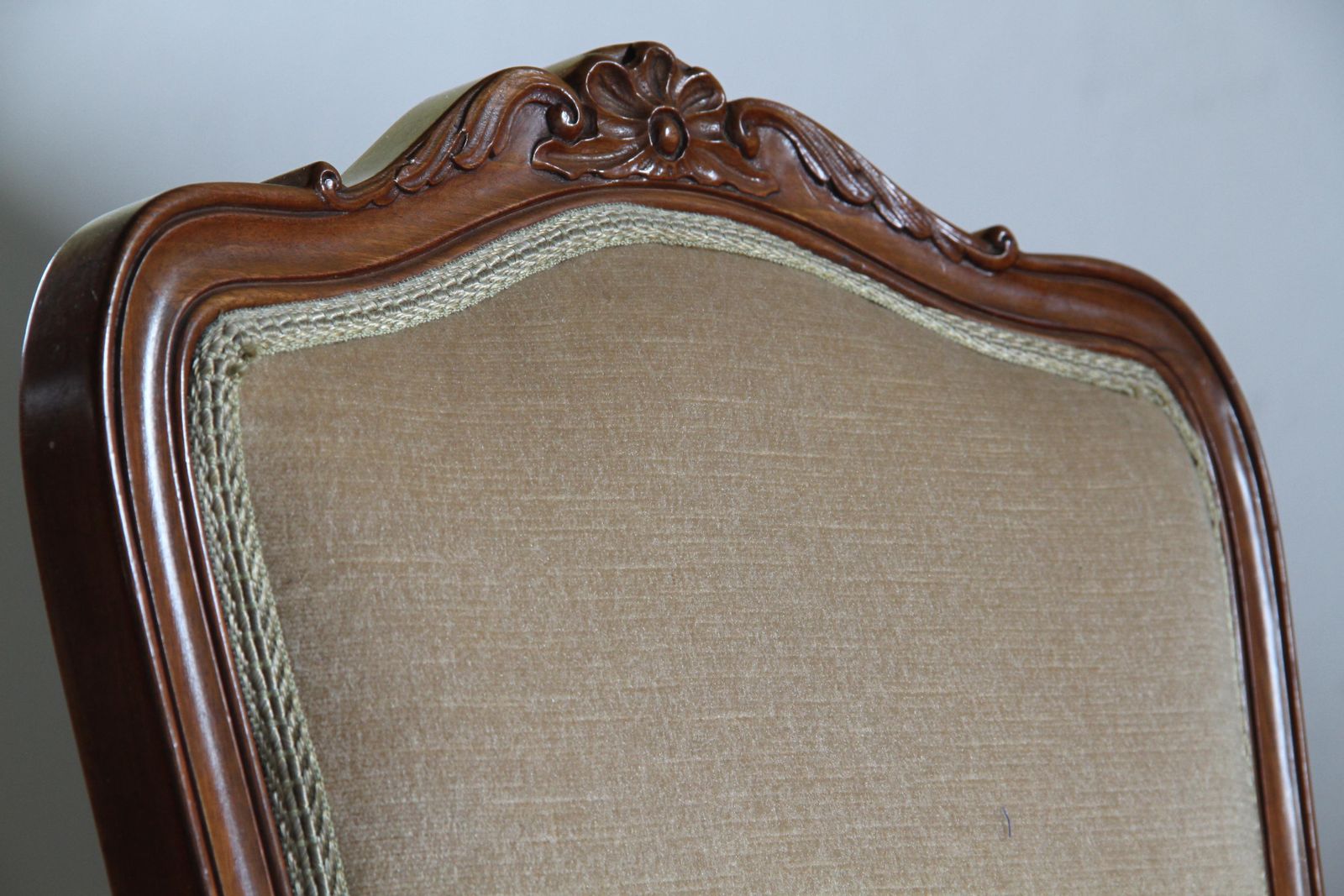 1412.0 Paar Vintage Deense Stoelen, 18e Eeuw, In De Stijl Van Louis XV photo