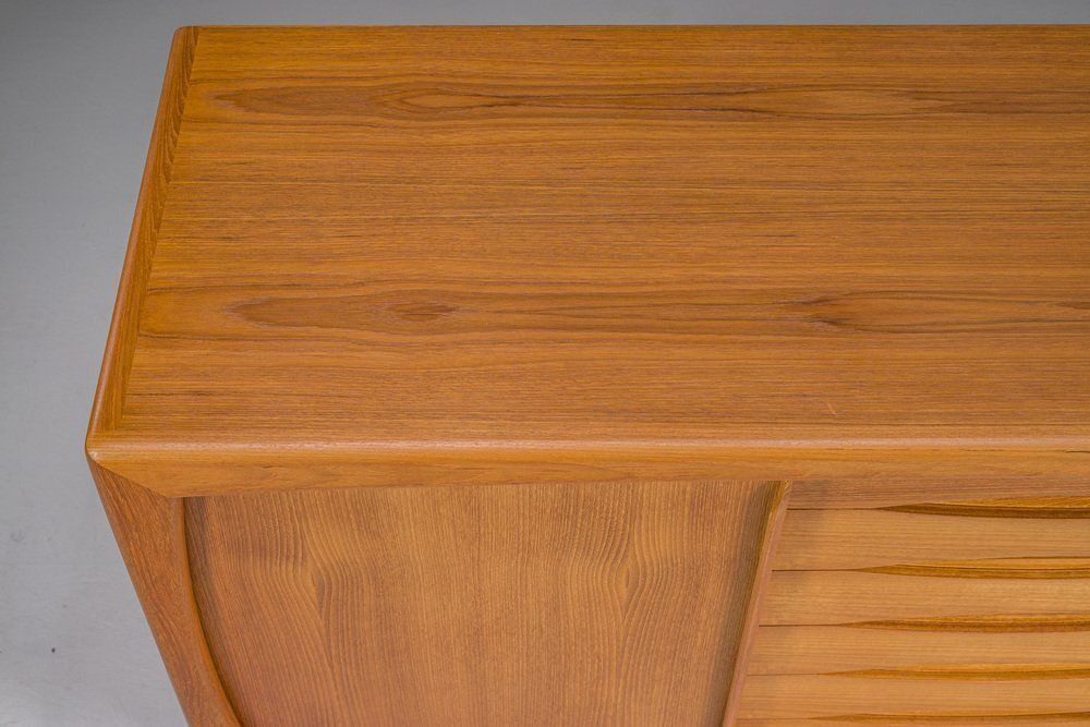 Furniture Mid Century Danish Teak Sideboard From Dyrlund, 1980s photo
