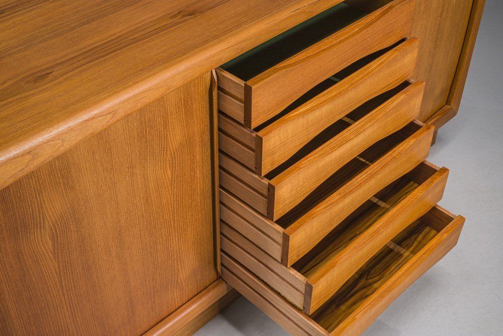 photo buy Mid Century Danish Teak Sideboard From Dyrlund, 1980s