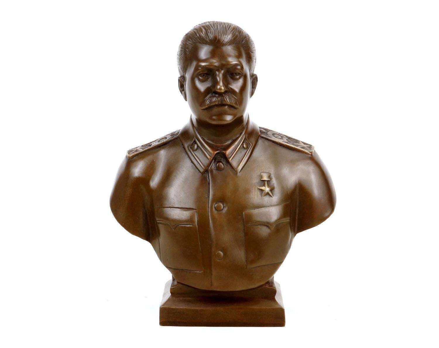 Bronze Bust Of Joseph Stalin, 1953 Style photo furniture