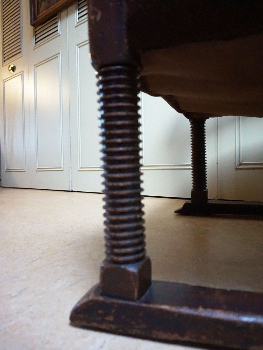Mid Century Brutalist Wing Armchair In The Manner Of Charles Dudouyt, 1950s photo vinterior