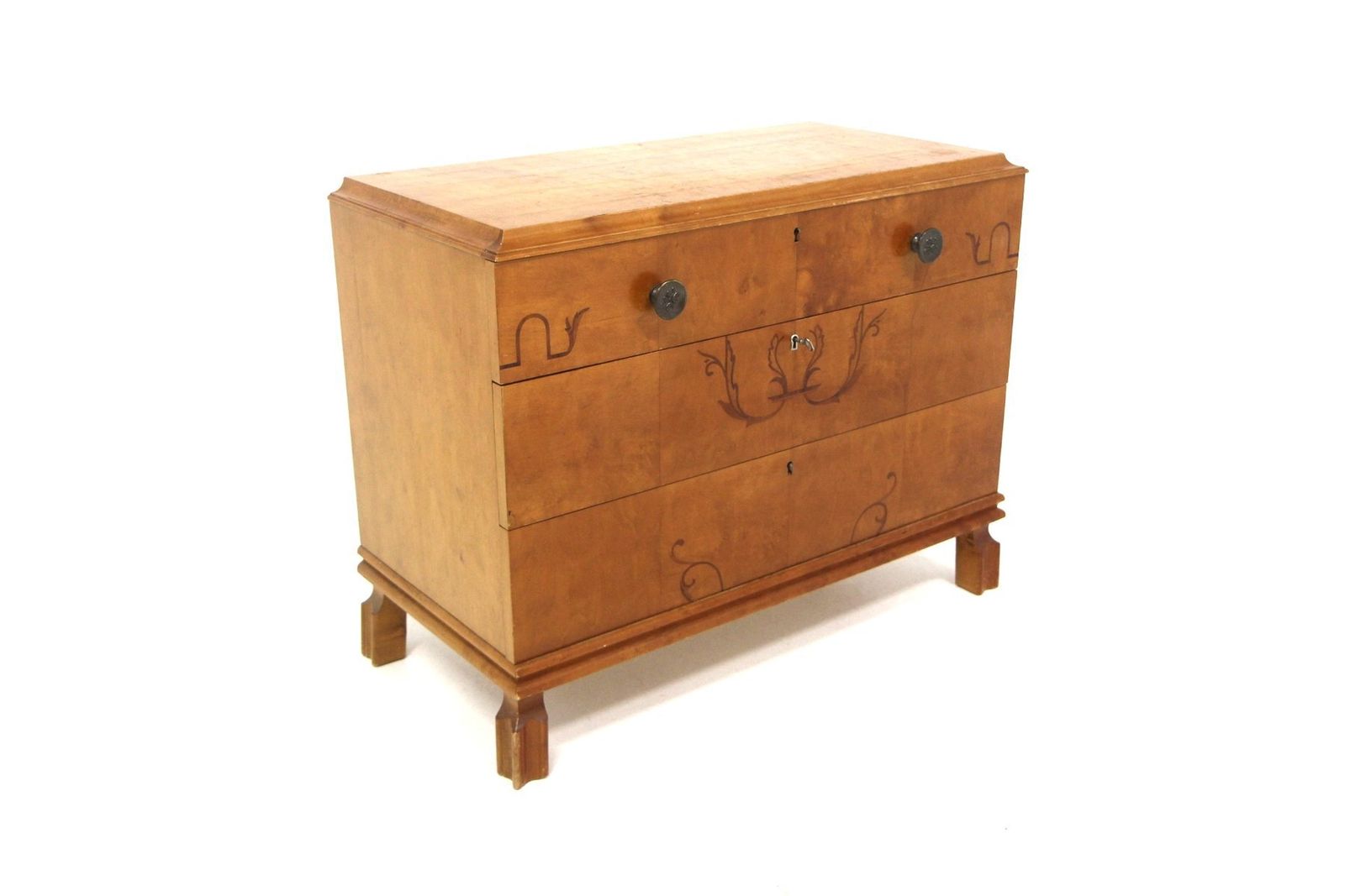 Scandinavian Birch Chest Of Drawers, 1940 photo 563.0