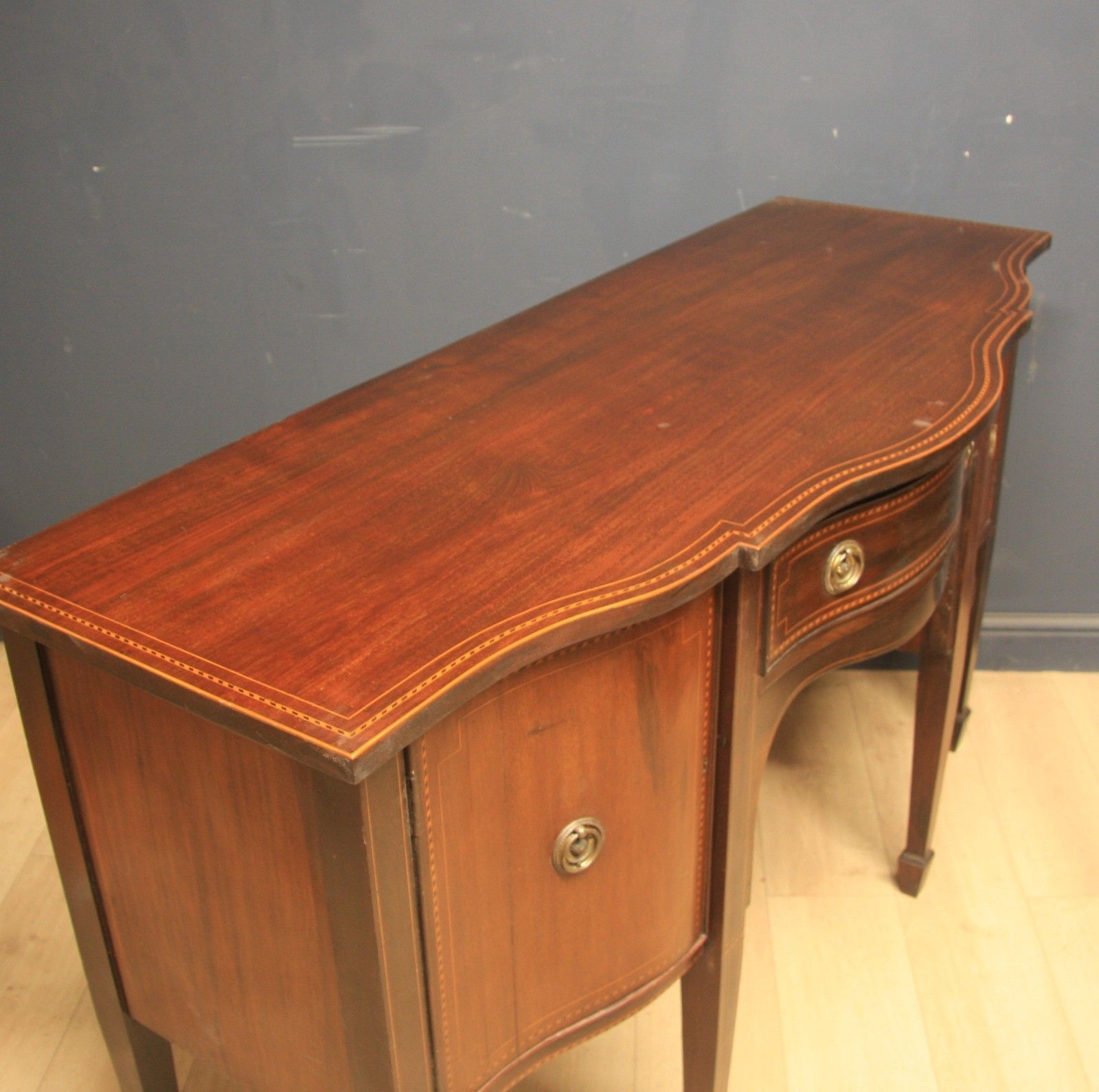 Antique Edwardian Mahogany Sideboard photo Furniture