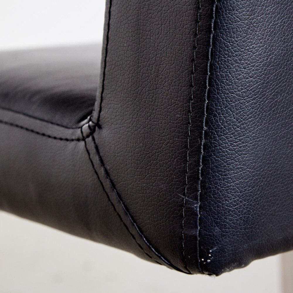 Furniture Steel Armchair With Leather Upholstery photo