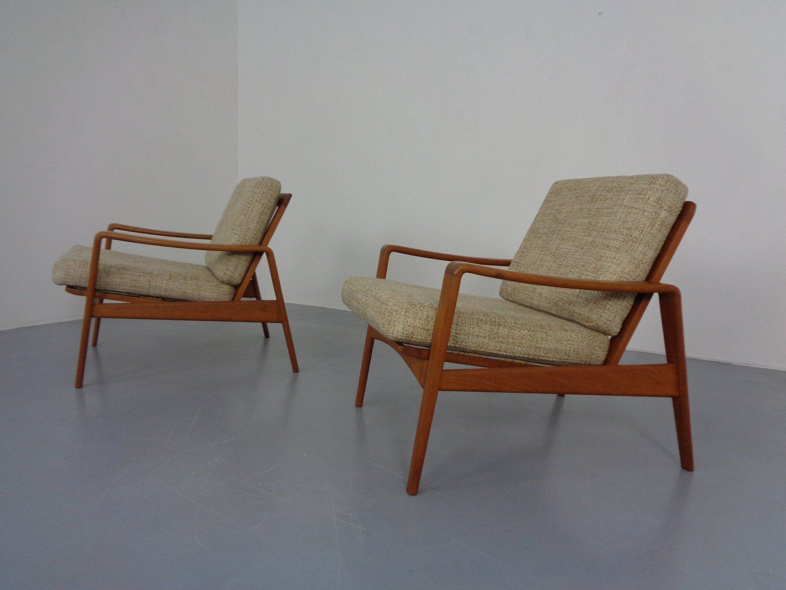photo furniture Danish Modern Living Room Set By Arne Wahl Iversen For Komfort, 1960s, Set Of 3