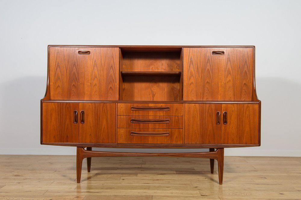 Mid Century Model Fresco Sideboard In Teak By Victor Wilkins For G Plan, United Kingdom, 1960s
