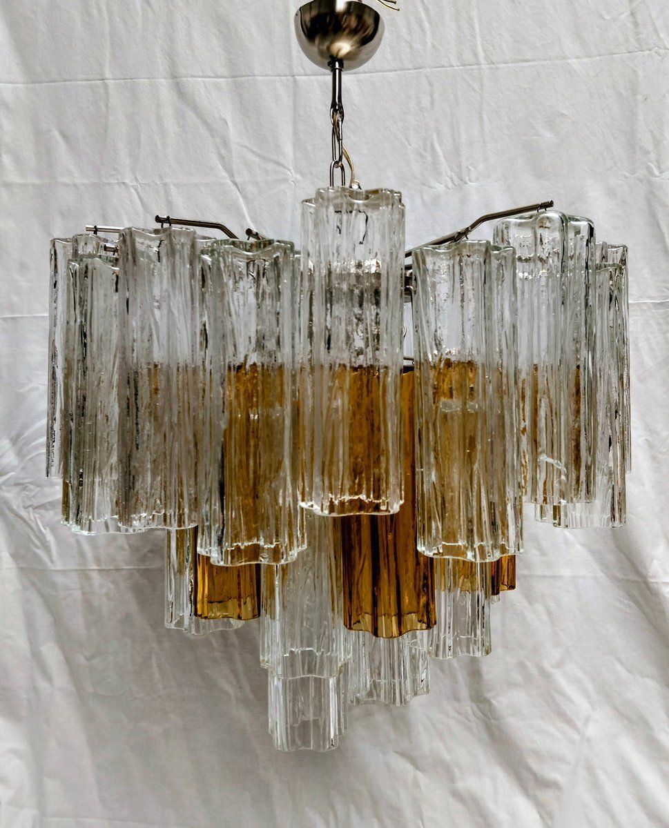 Chandelier By Aureliano Toso For Aureliano Toso, 1970s photo vinterior
