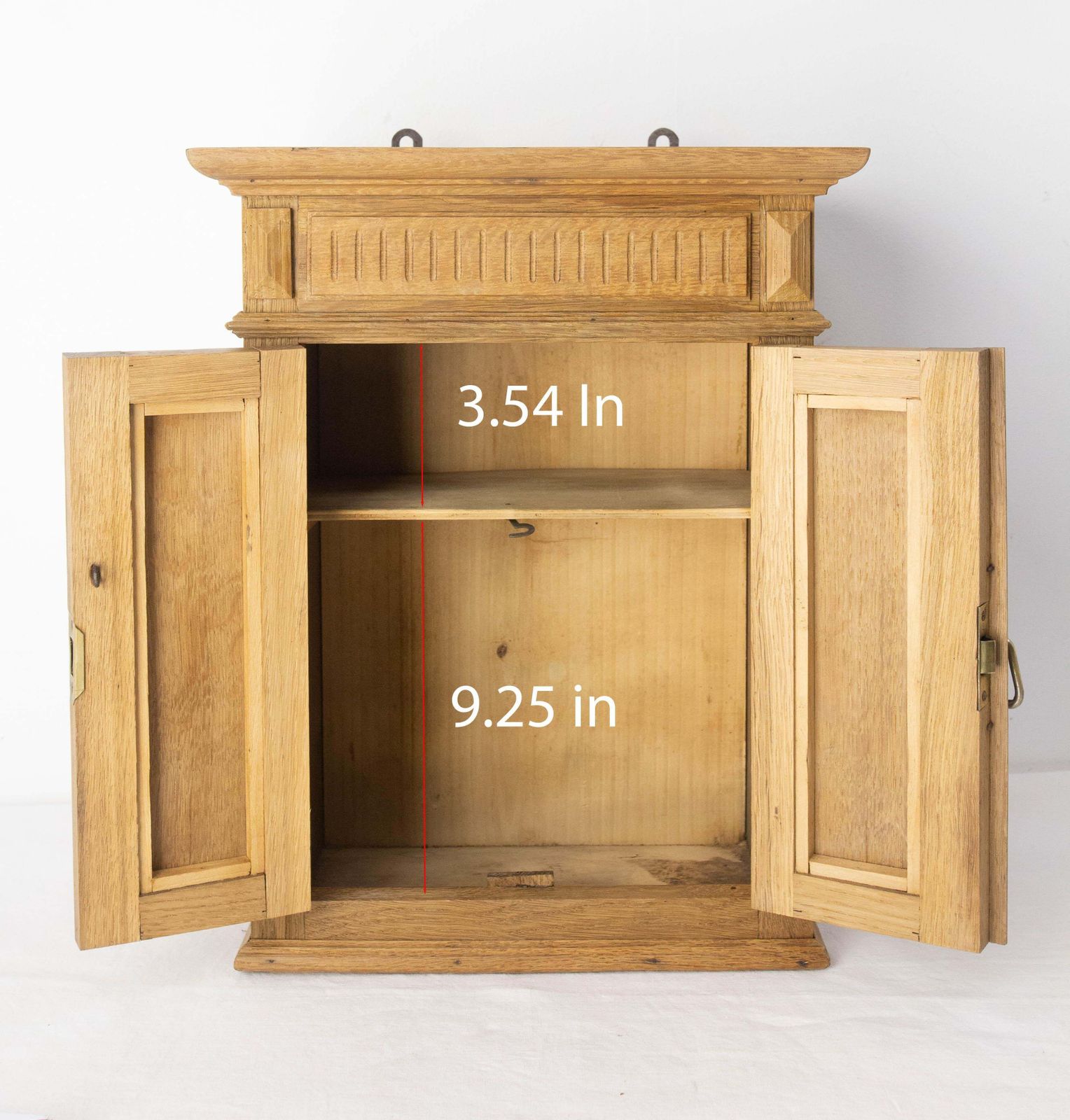 Furniture French Massive Oak Wall Cabinet In The Louis XVI Style, Circa 1900 photo