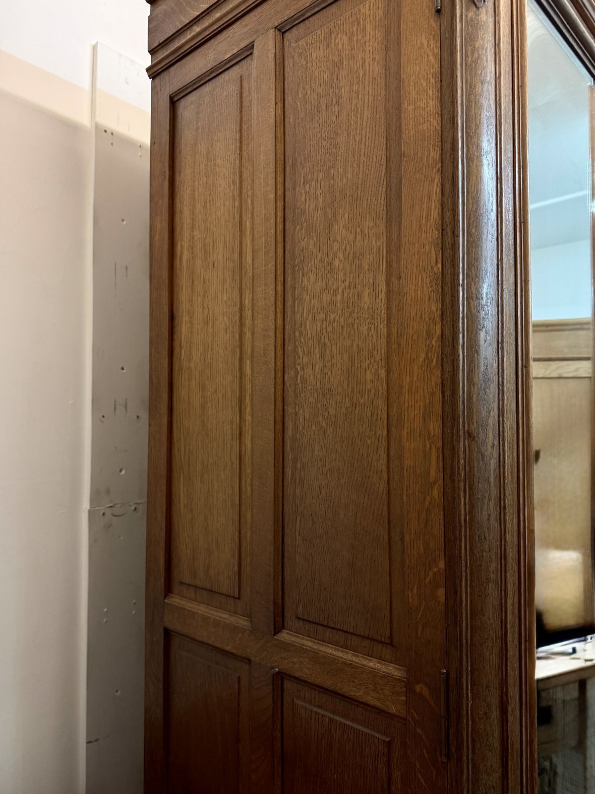 4800.0 Large 19th Century French Walnut Triple Armoire Wardrobe photo