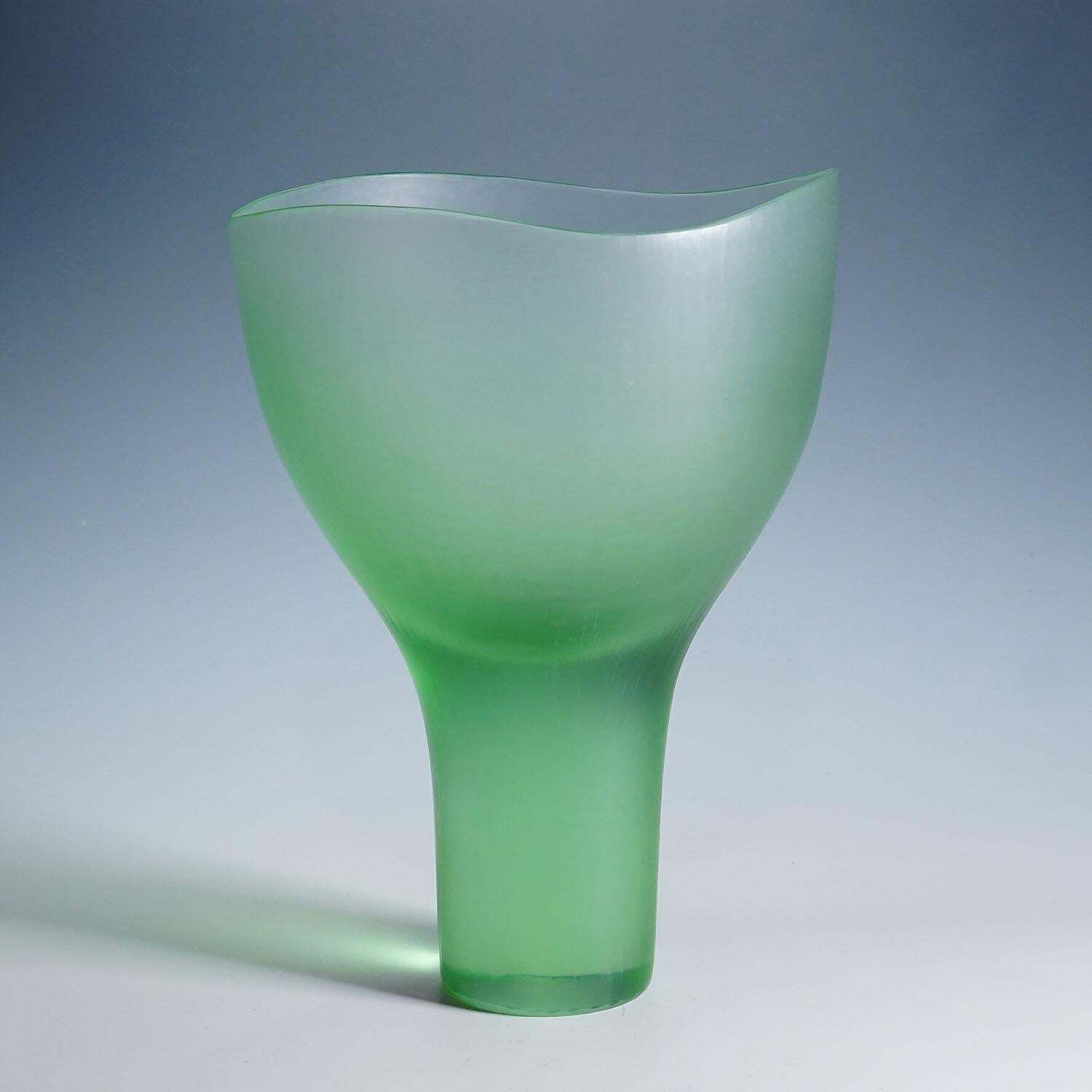 Venini Art Glass Vase 'Batutto' By Tobia Scarpa, Murano 1960 photo for sale