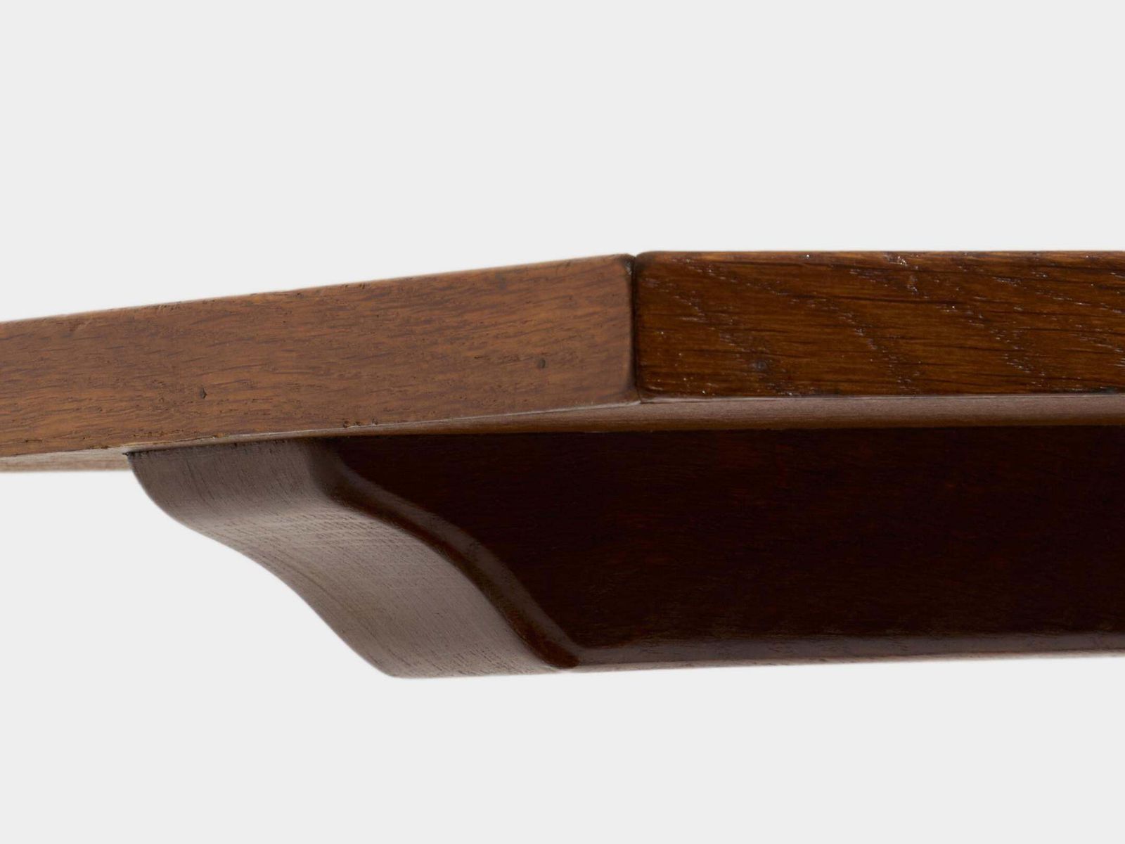 French Art Deco Tinted Oak Wood Serving Table 1940 photo vinterior