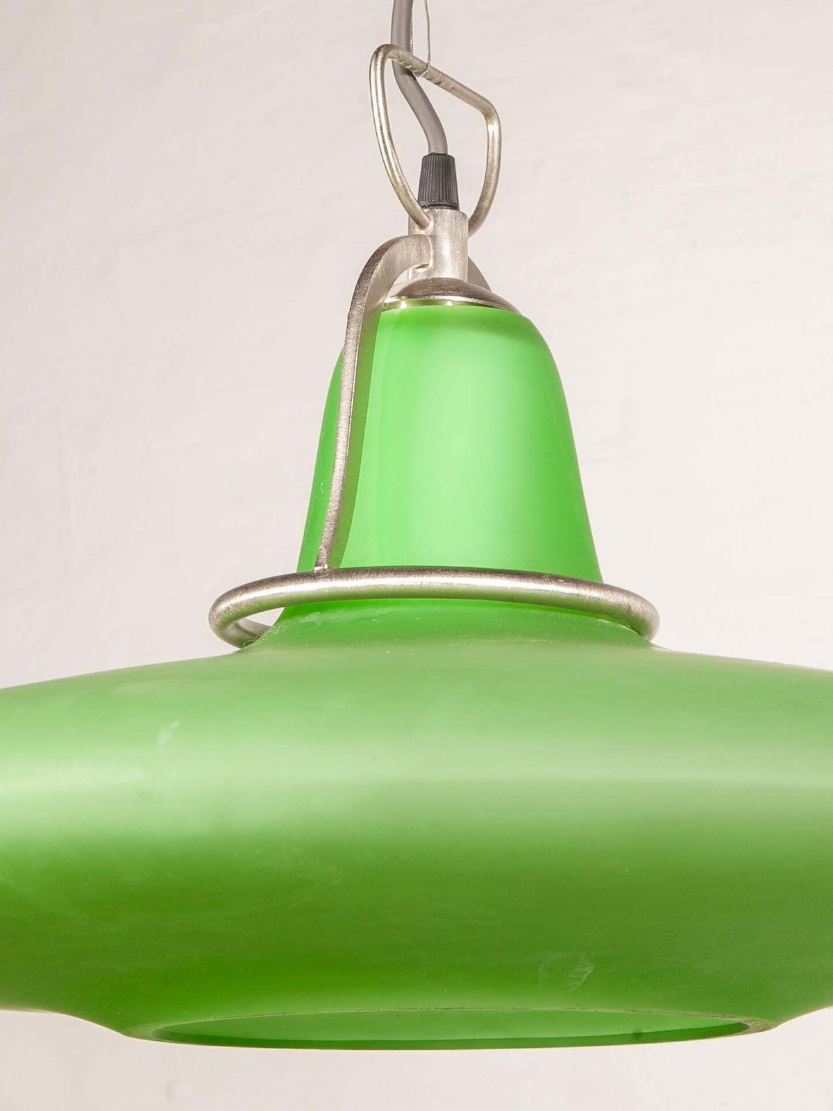 Av Mazzega Art Green Glass Chandelier Made In Italy, 1980s photo for sale