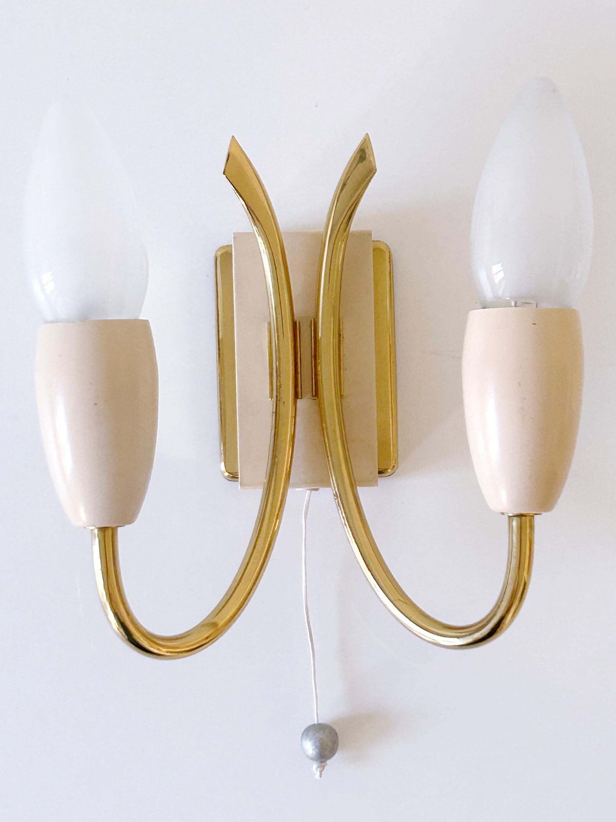 photo vintage Set Of Two Lovely Mid Century Sputnik Sconces Or Wall Lights Germany 1950s