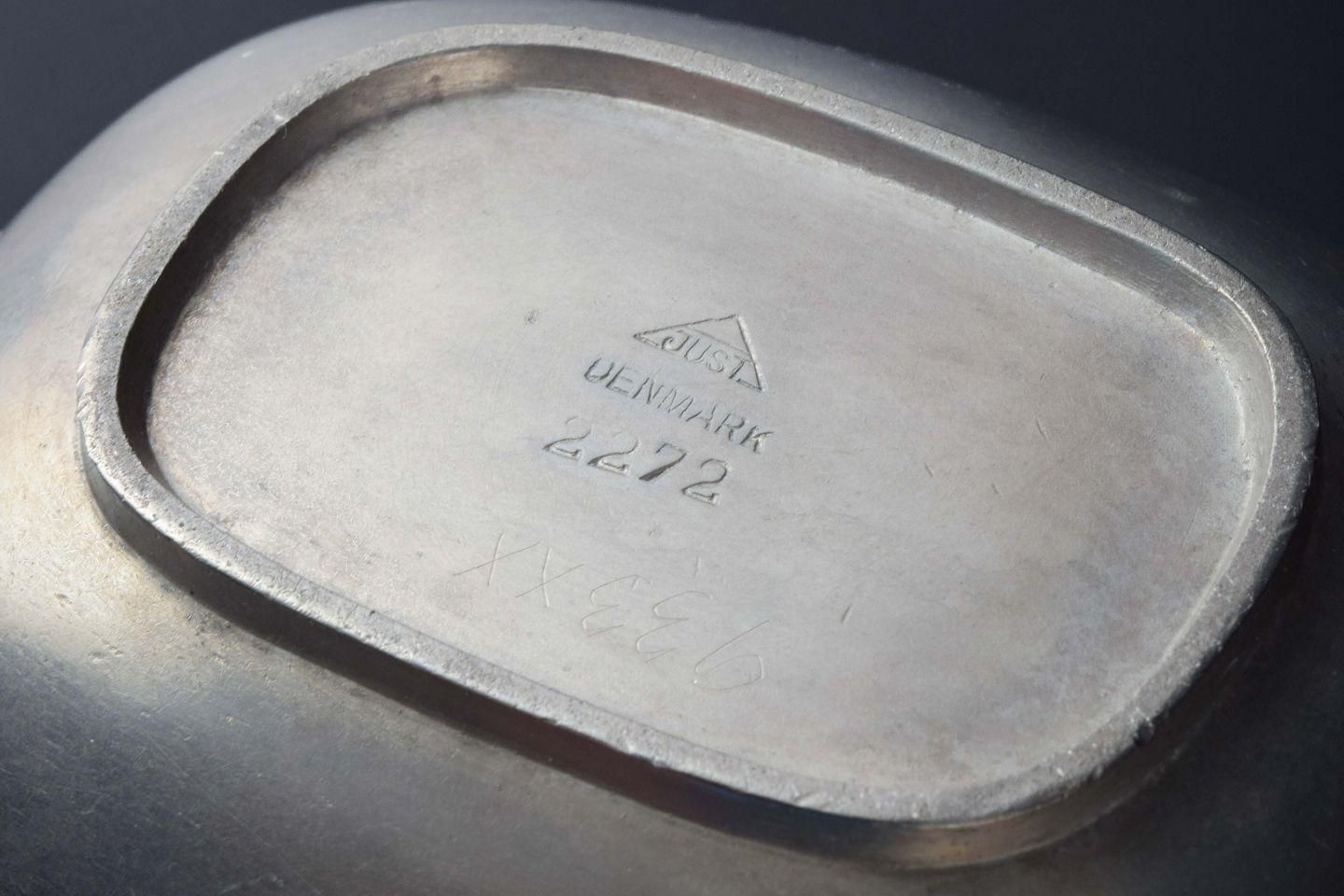 Just Andersen. A Pair Of Pewter Bowls With Double Handles. 1930s/40s photo Home Decor