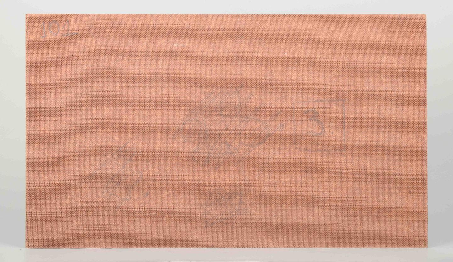 Scandinavian Artist. Oil On Board. Abstract Composition. 20th C. photo Art