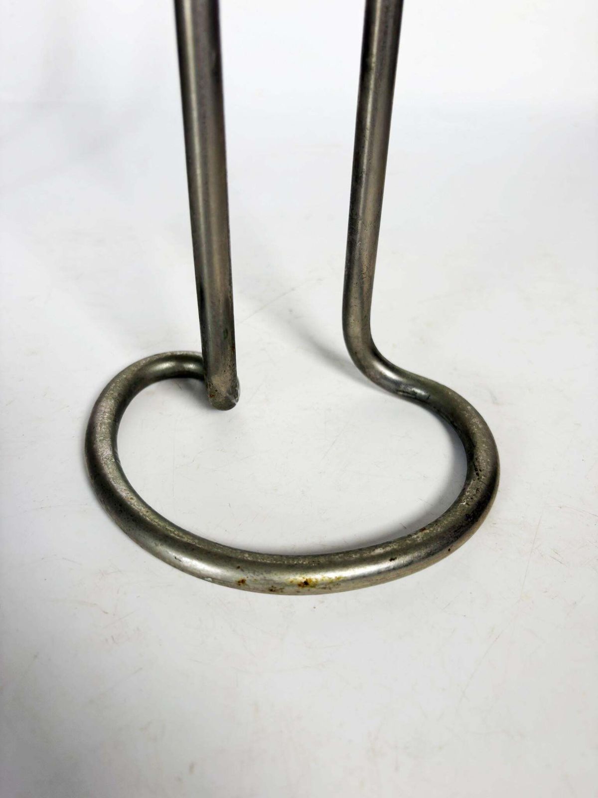 Pair Of Scandinavian Metal Candlesticks, 1960 photo vintage