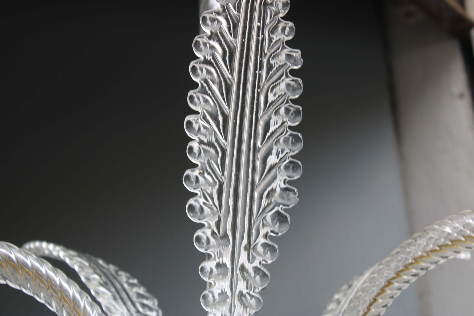 Venini Reticello 1940 Italian Murano Glass Chandelier photo buy