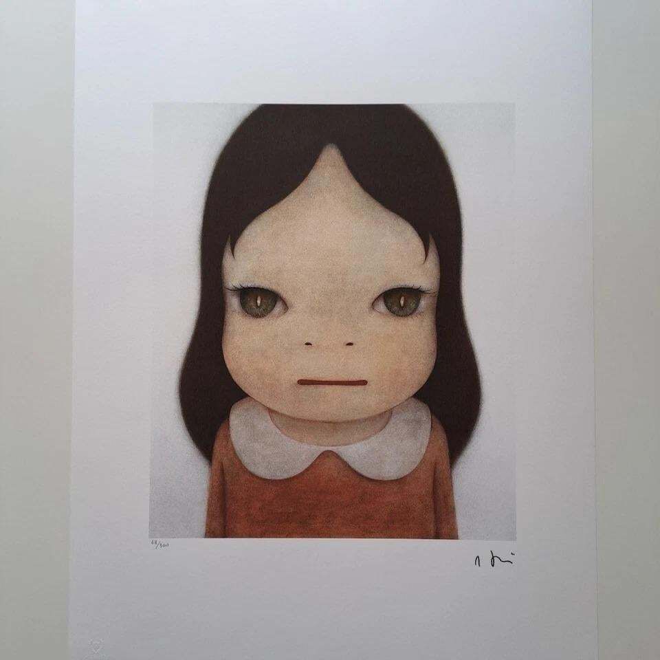 Nara Yoshitomo, Peace Of Mind, 1990s, Limited Edition Lithograph photo furniture