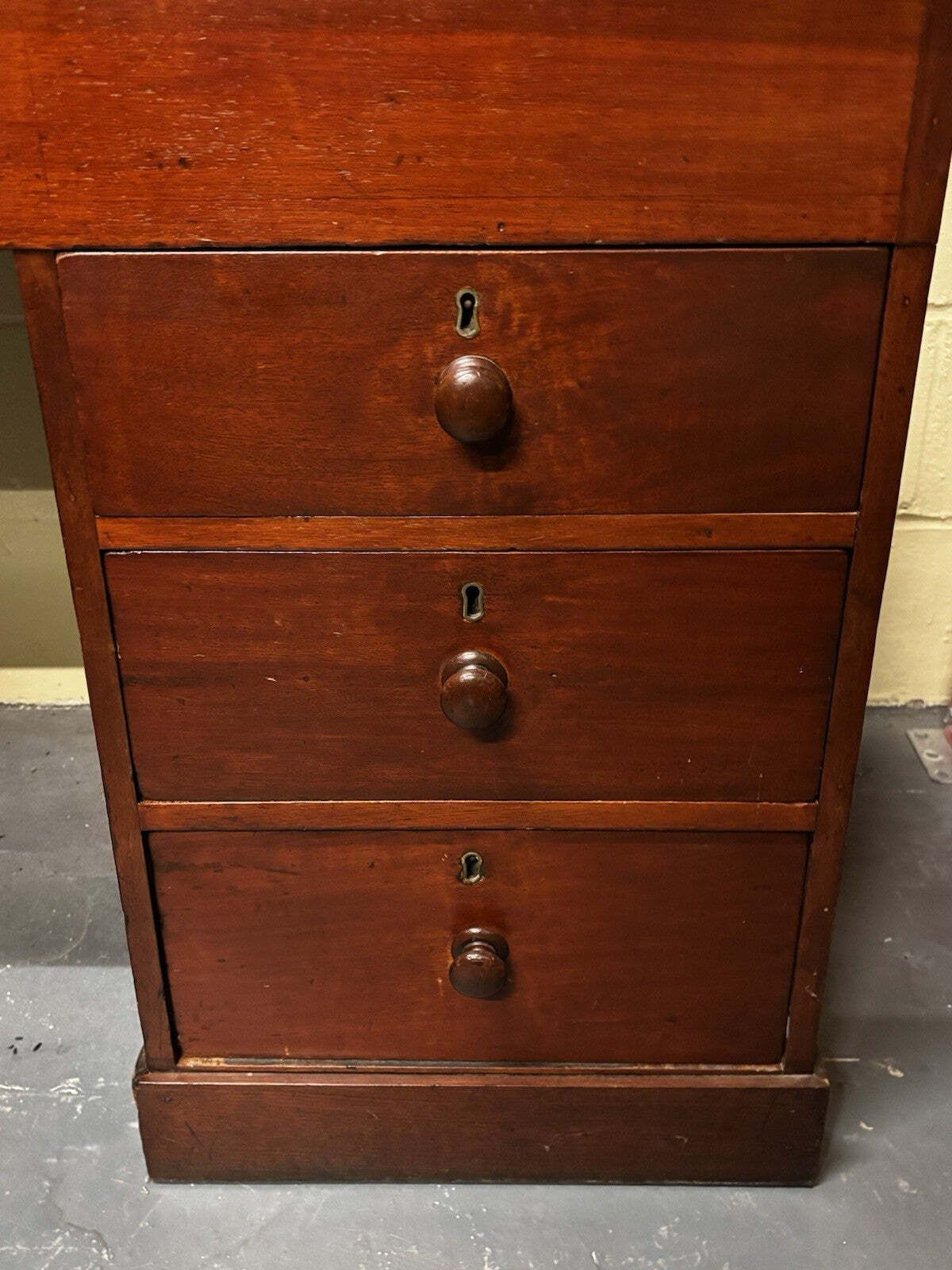Victorian Mahogany Architects Desk With Drawers And Top Storage photo Furniture