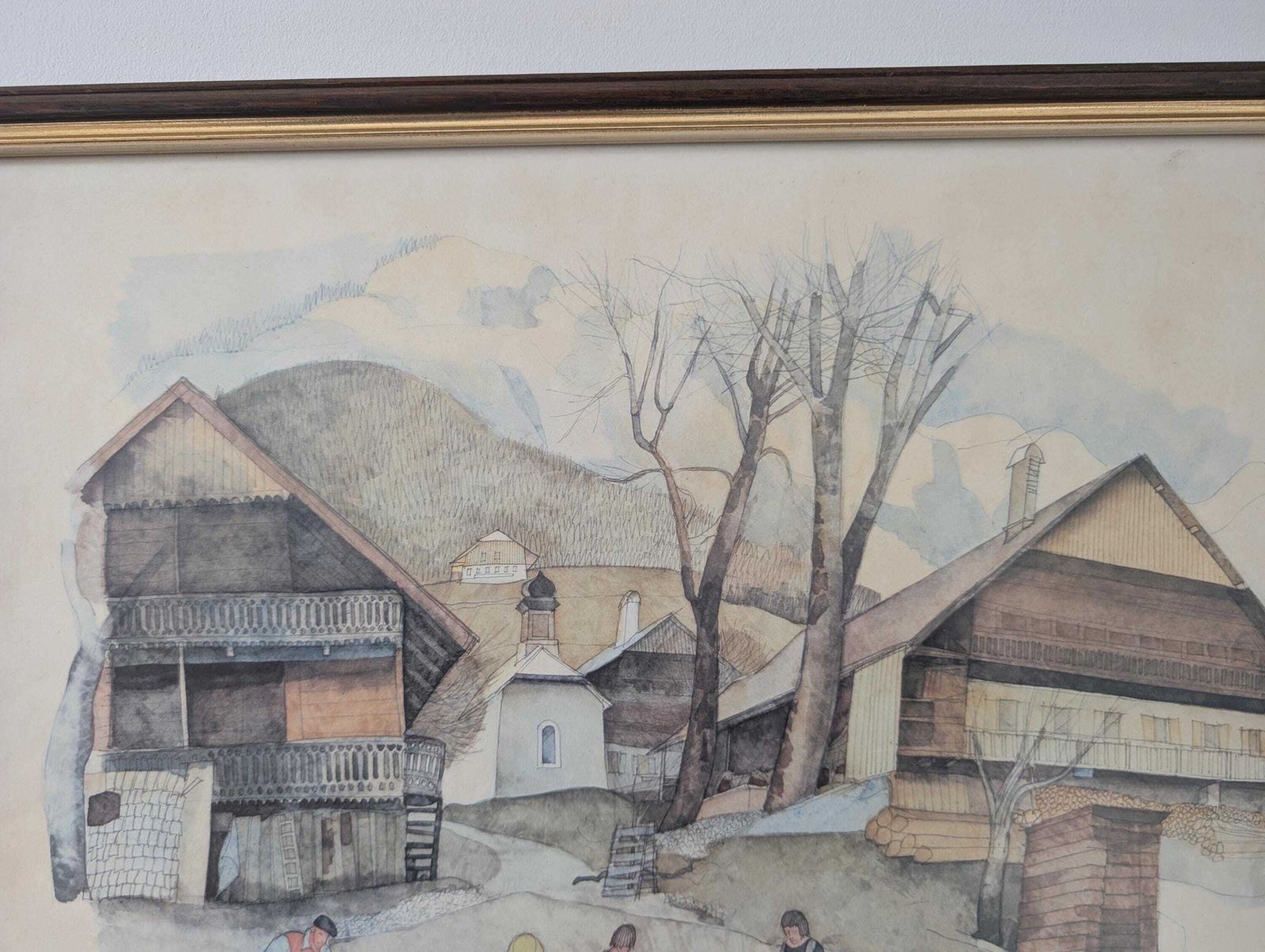 Guy Ameye Signed Vintage Artwork (1 Of A Pair). Art, Painting, Drawing. photo vintage