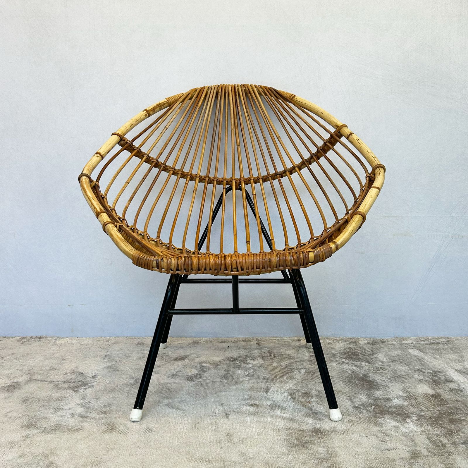 Bamboo And Rattan Chair By Dirk Van Sliedrecht For Rohé Noordwolde photo Furniture