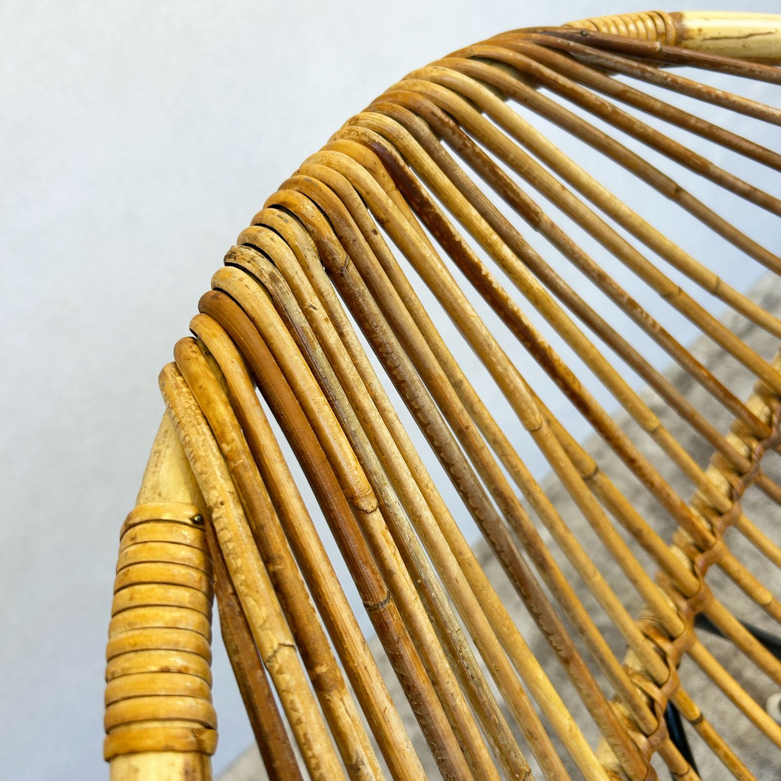 Bamboo And Rattan Chair By Dirk Van Sliedrecht For Rohé Noordwolde photo buy
