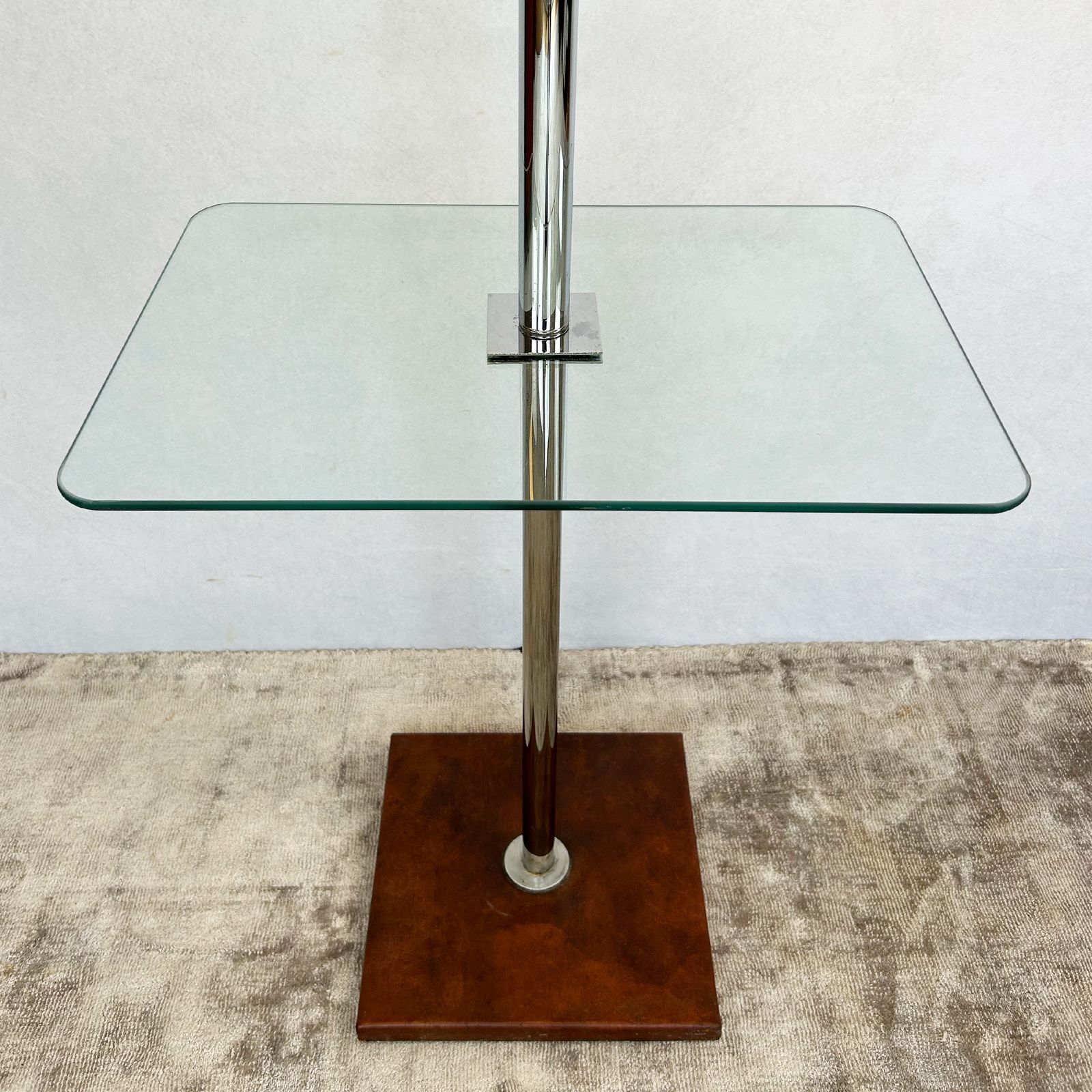 Koch & Lowy Chrome Floor Lamp photo vinterior