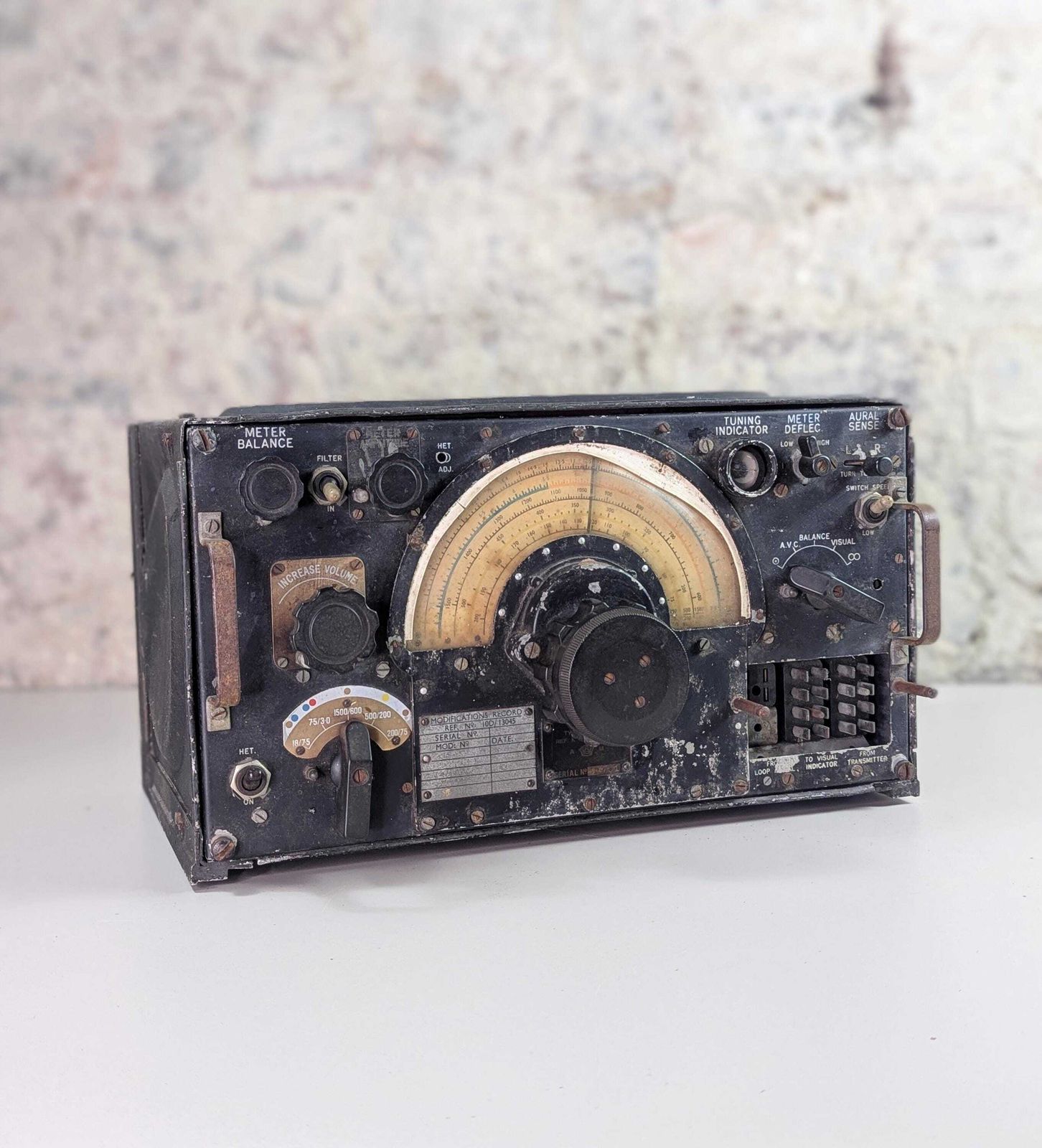 Original Ww2 Raf Air Ministry Aircraft Radio Receiver – R1155b – Serial No. 94781