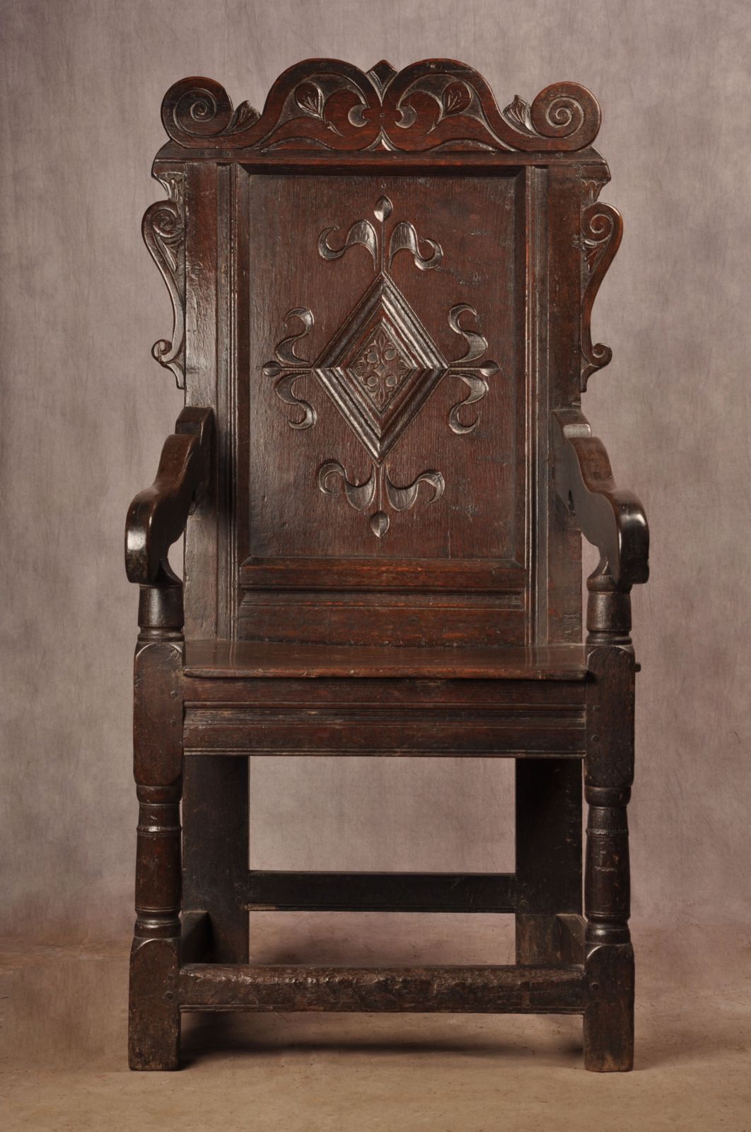 17th Century Yorkshire Oak Wainscot Chair