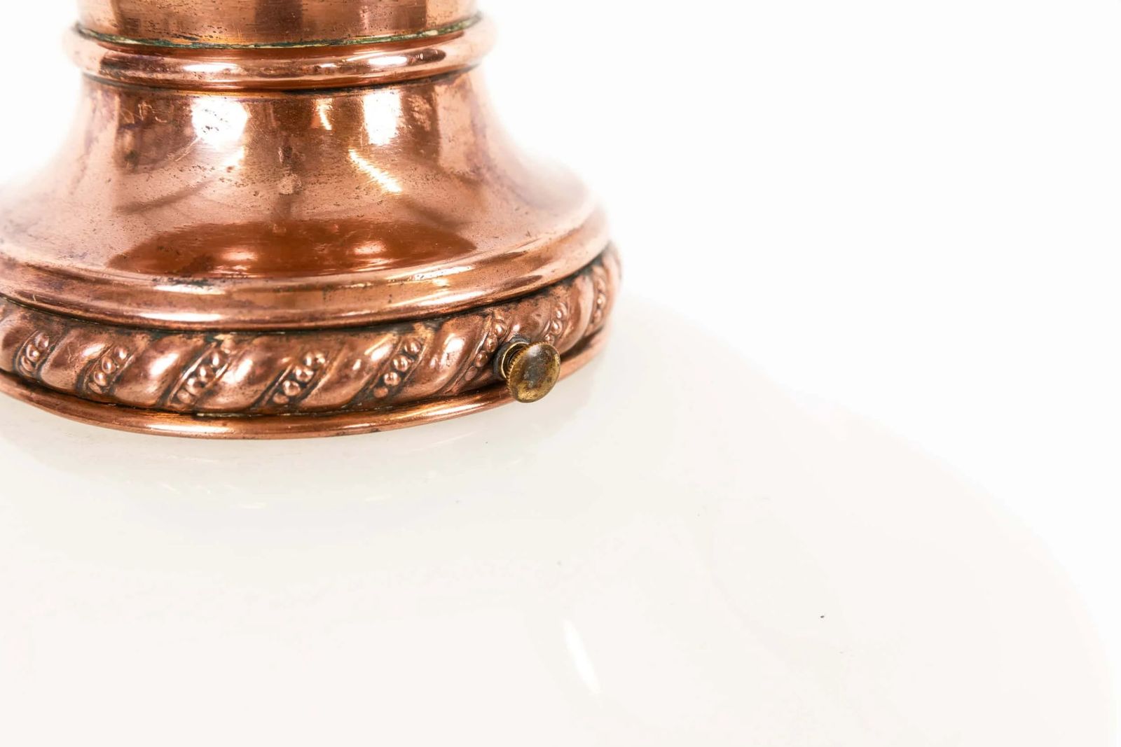 Flush Mounted Church Opaline Glass Light photo vinterior