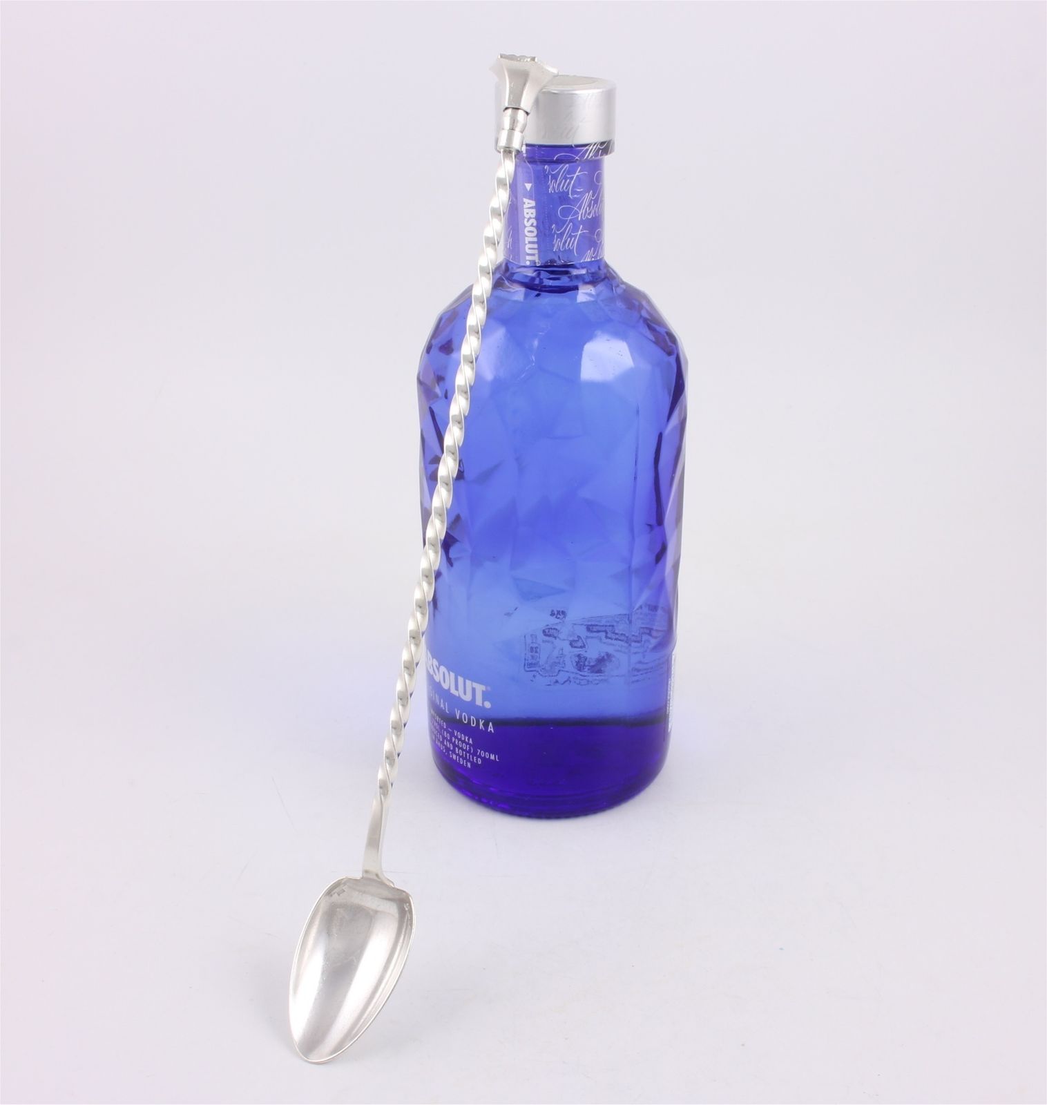 Long Christofle Cocktail Stirrer Spoon. Vintage Silver Plated Muddler.