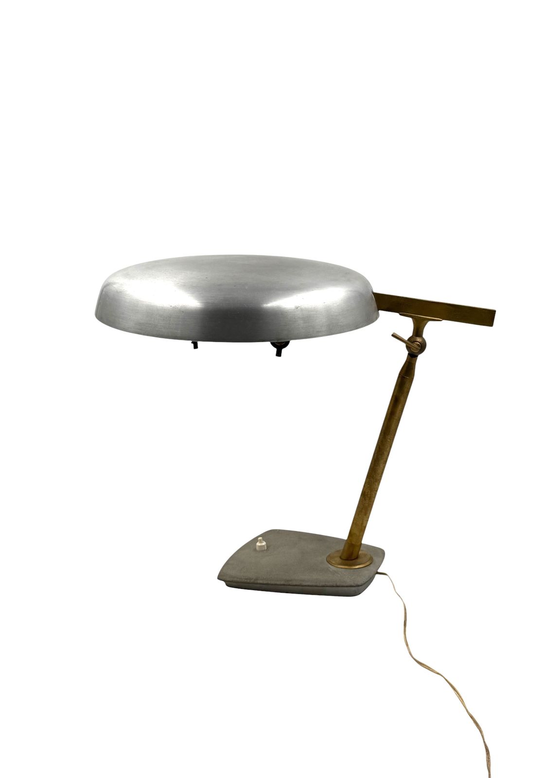 Oscar Torlasco, Brass Desk  Lamp, Prod. Lumi, Circa 1960s photo furniture