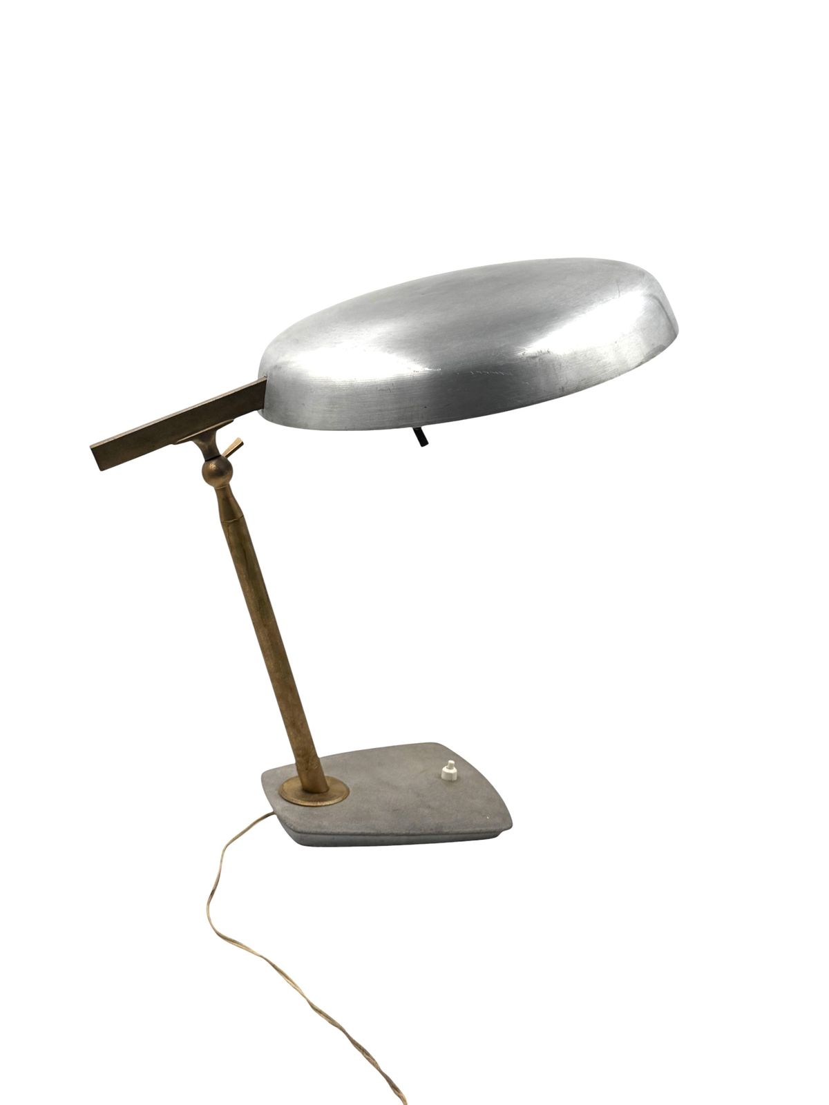 Oscar Torlasco, Brass Desk  Lamp, Prod. Lumi, Circa 1960s photo 800.0