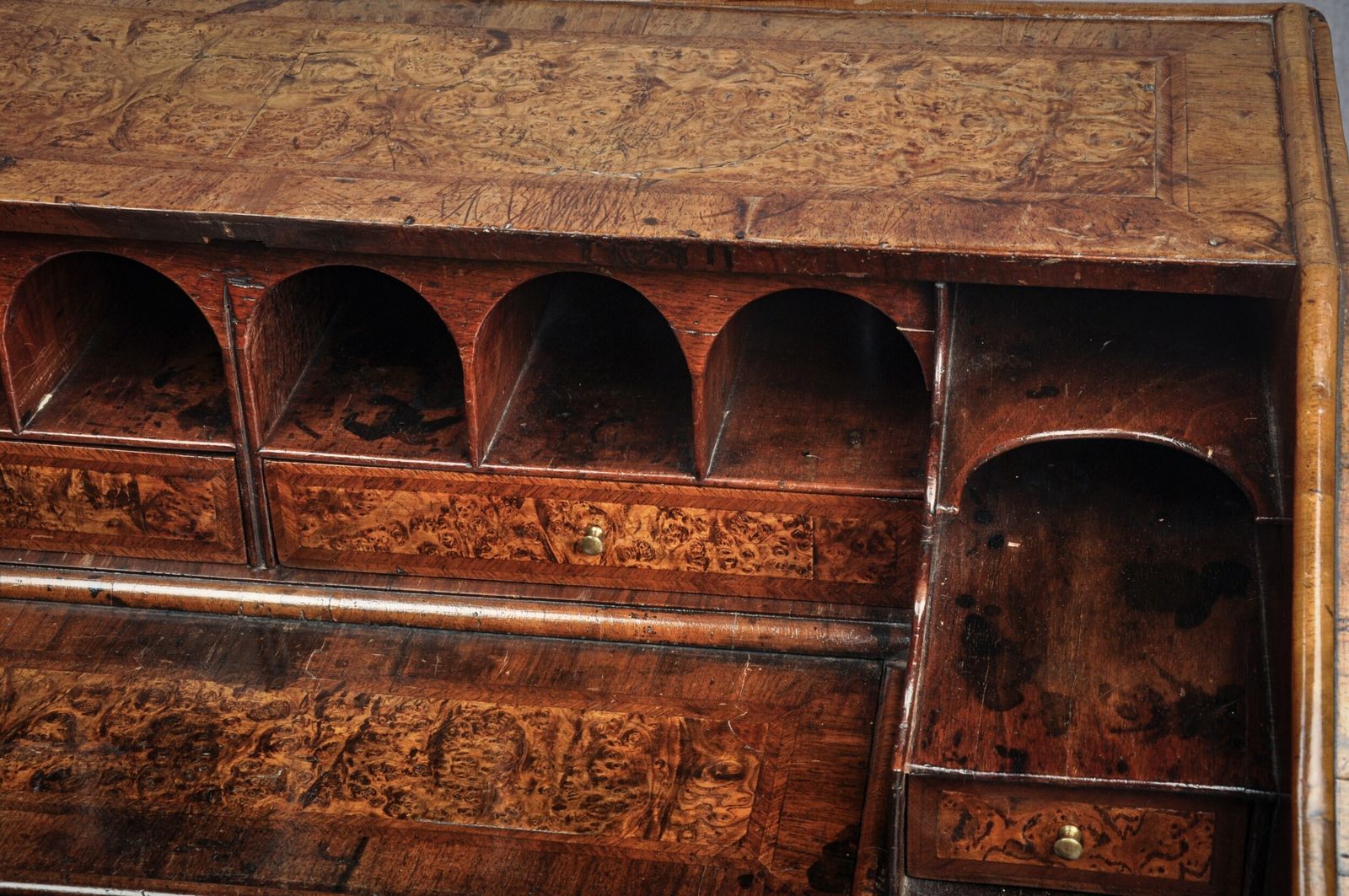 Fine 17th Century Mulberry Bureau In The Manner Of Coxed & Woster photo buy