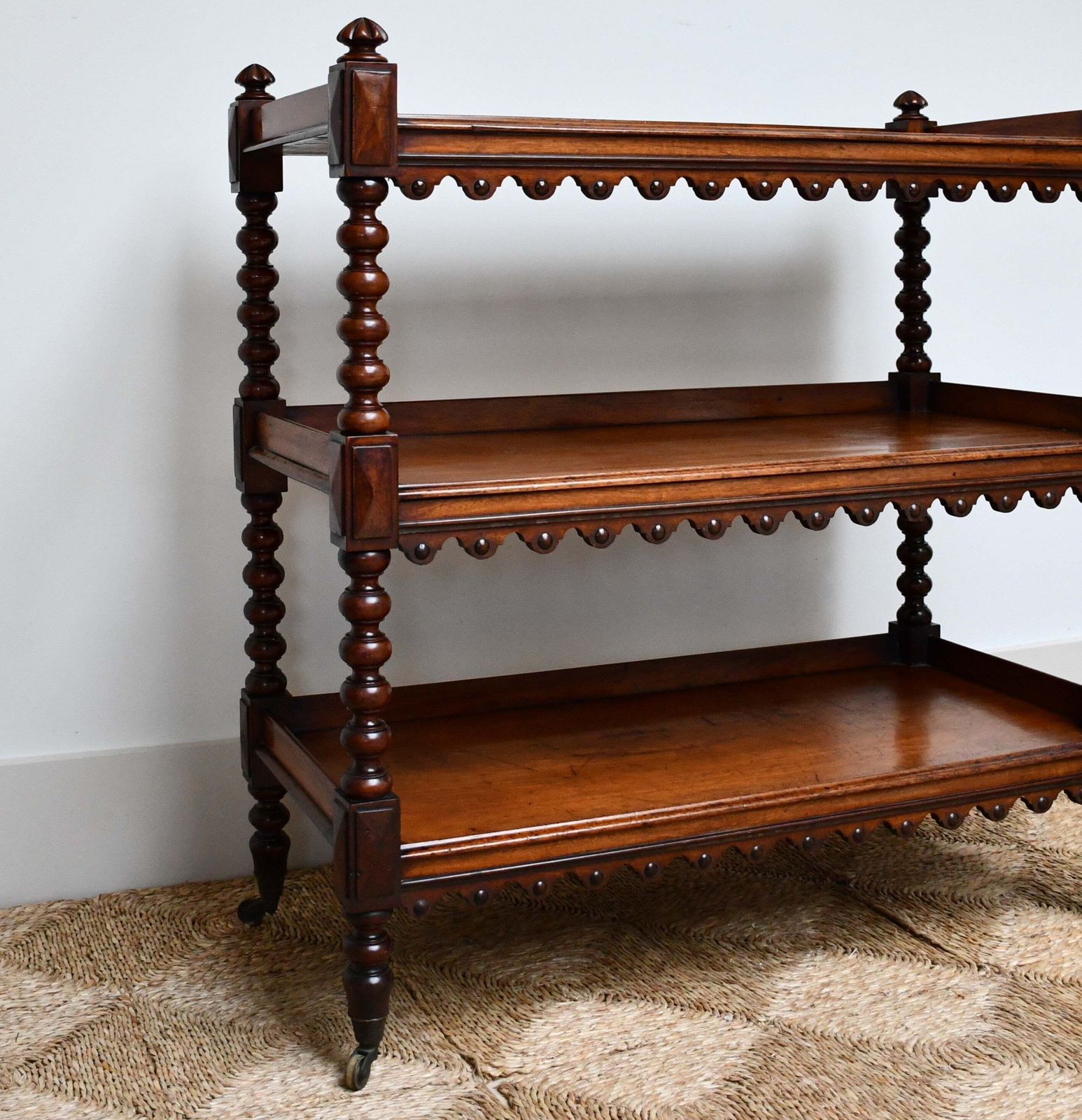 19th Century   Bobbin Buffet Table photo 1270.0