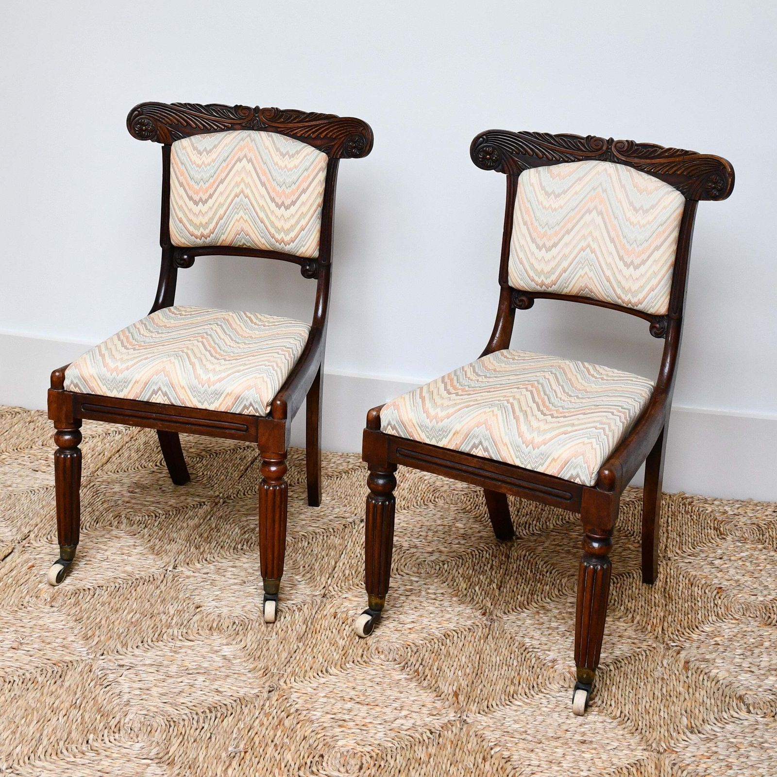A Pair Of Early 19th Century   Side Chairs photo furniture