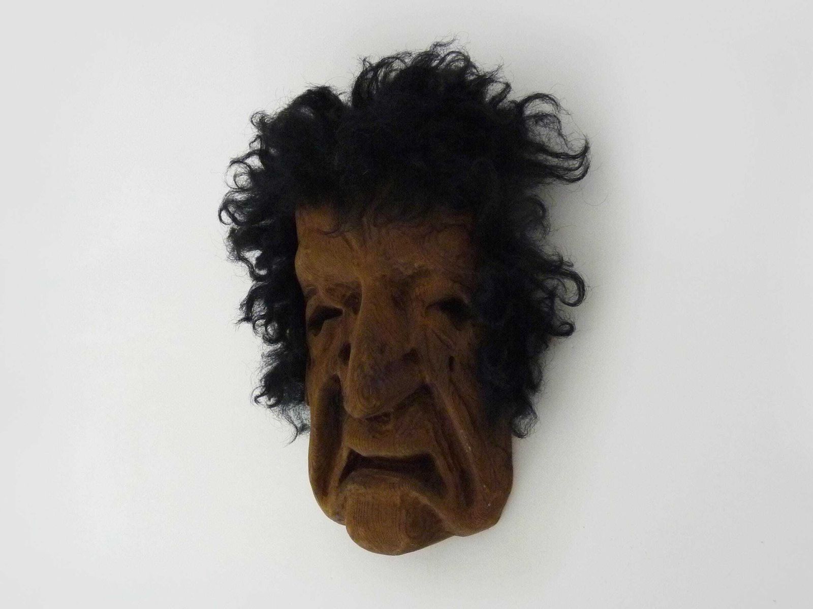 Carnival Mask, Canton Of Valais, Switzerland, Lotschental photo for sale