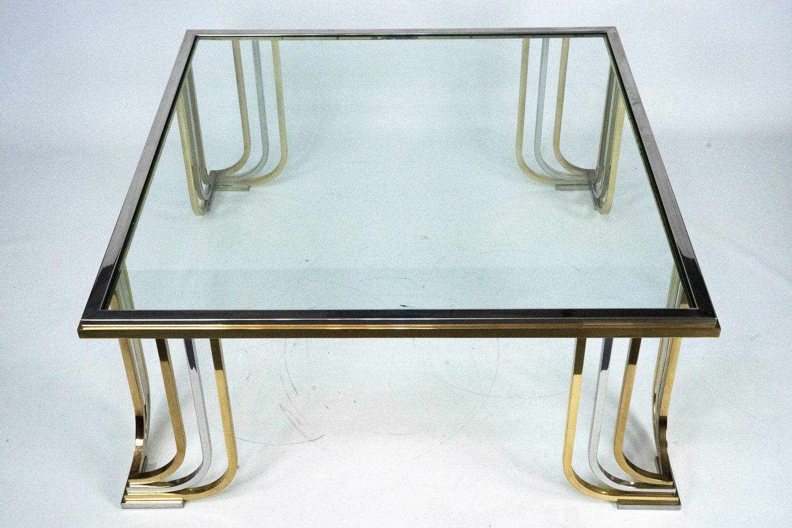 Mid Century Modern Coffee Table By Banci Firenze, Italy, 1970s photo vintage
