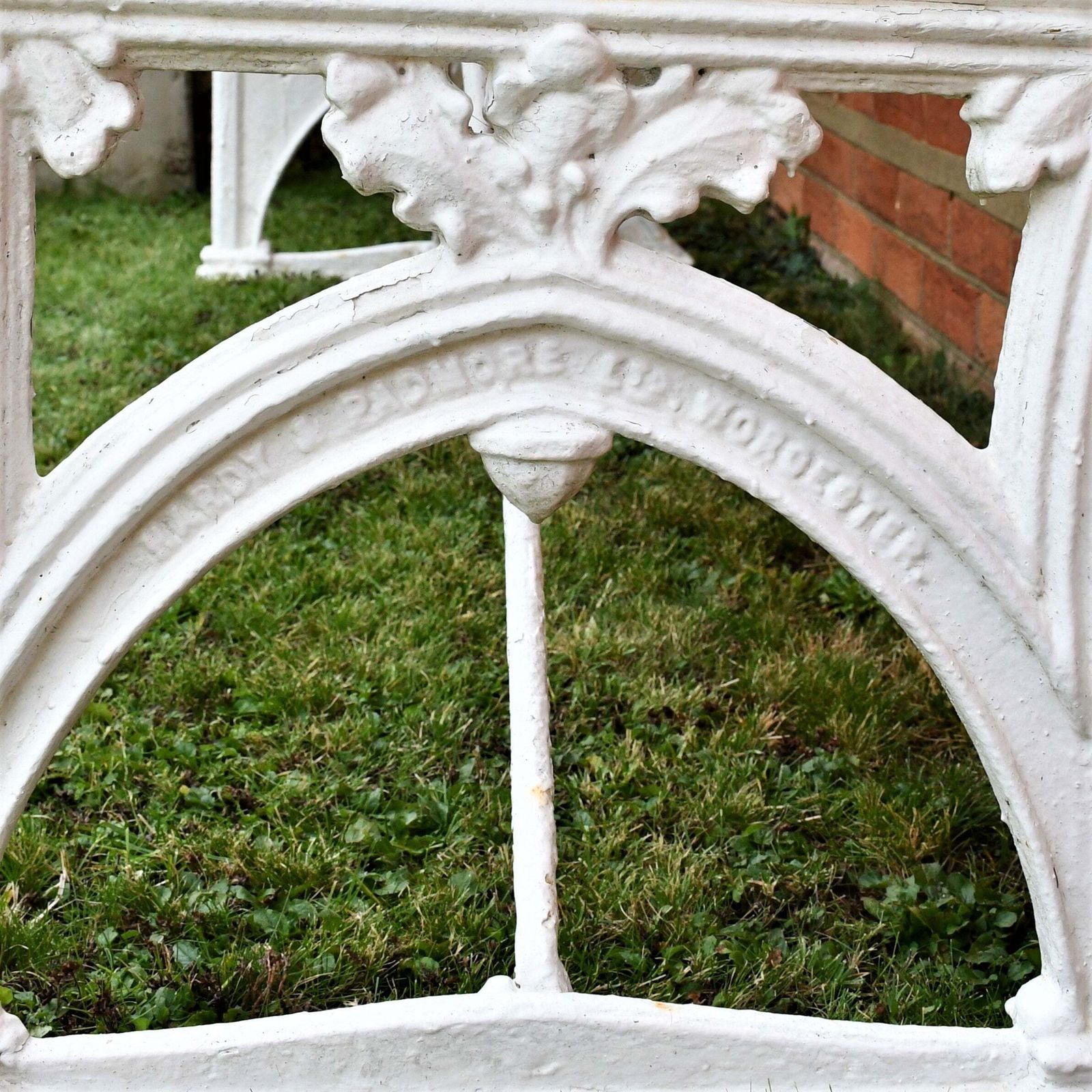 19th Century   Hardy And Padmore Garden Bench photo vintage