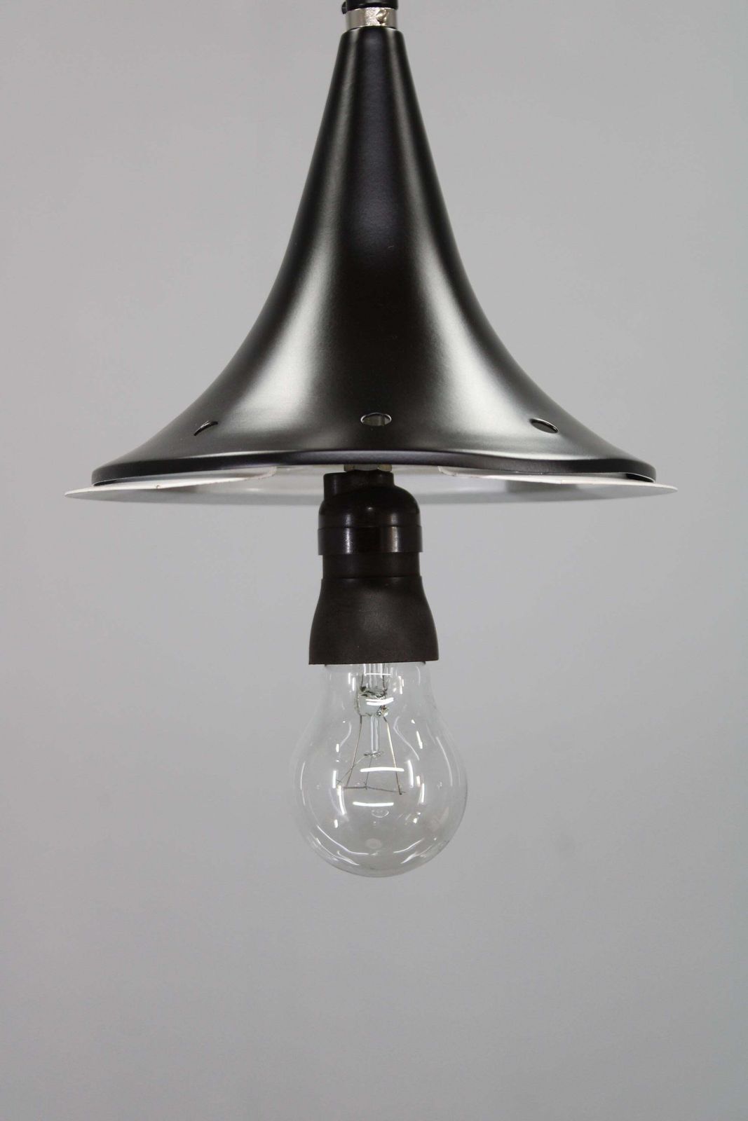 Lighting Mid Century Ribbed Glass Pendant By Kamenický šenov, 1970s photo