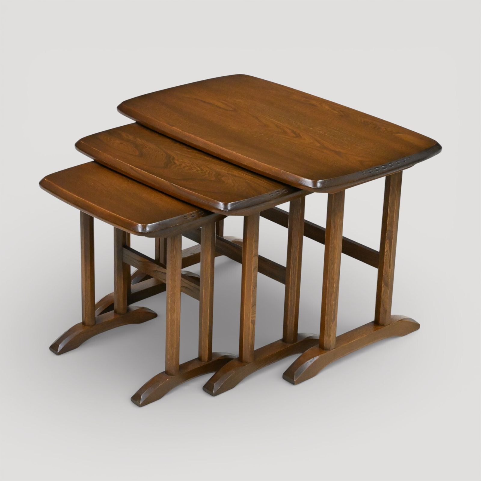 Ercol Nest Of Tables Chedworth Nest Of 3 Tables Golden Dawn Free Uk Delivery* photo for sale