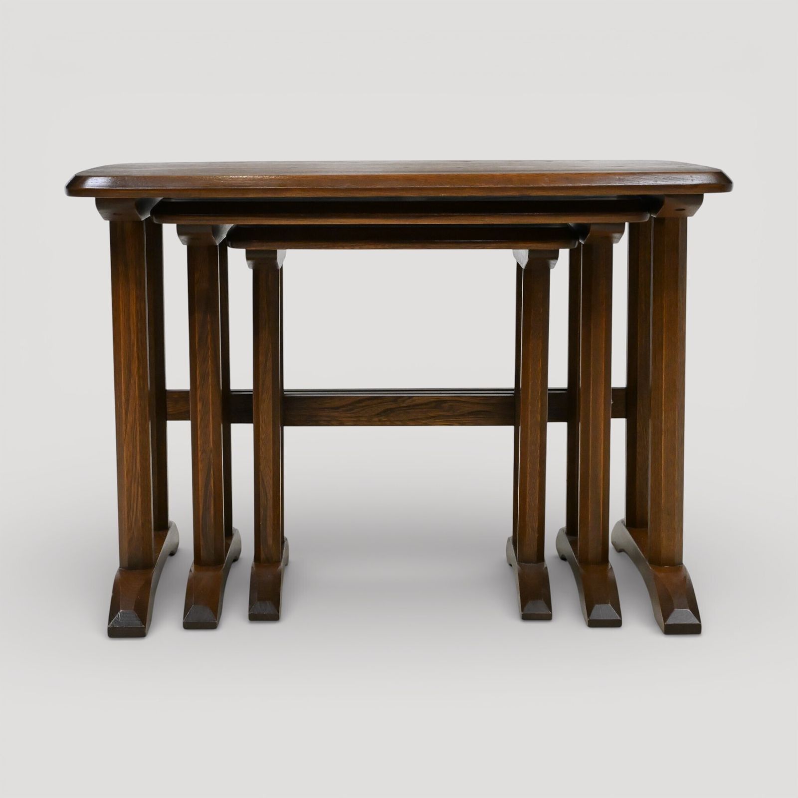 Ercol Nest Of Tables Chedworth Nest Of 3 Tables Golden Dawn Free Uk Delivery* photo vintage