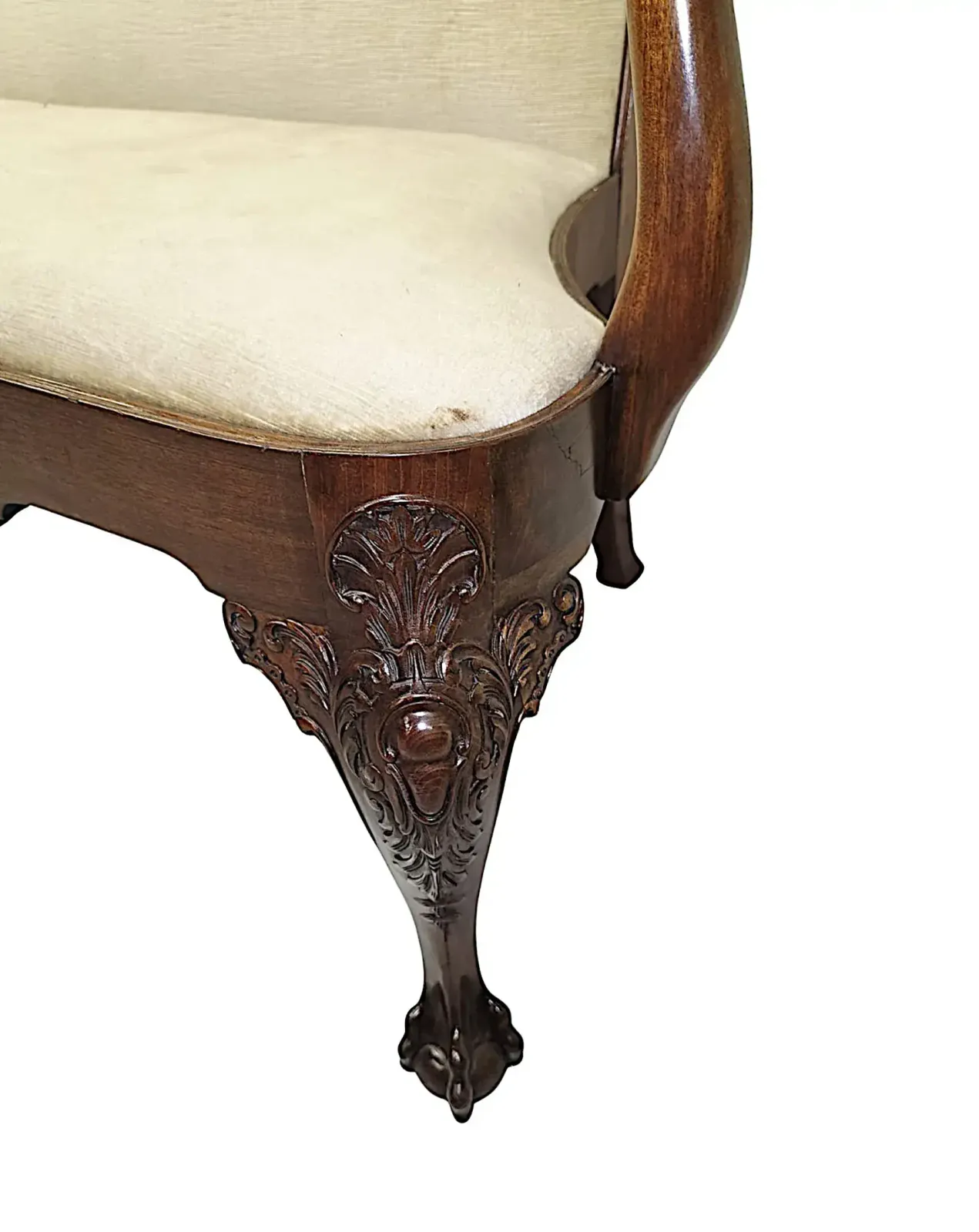 A Very Rare Late 19th Century Irish Two Seater Settee In The Manner Of 'Butlers Of Dublin' photo 7752.8048