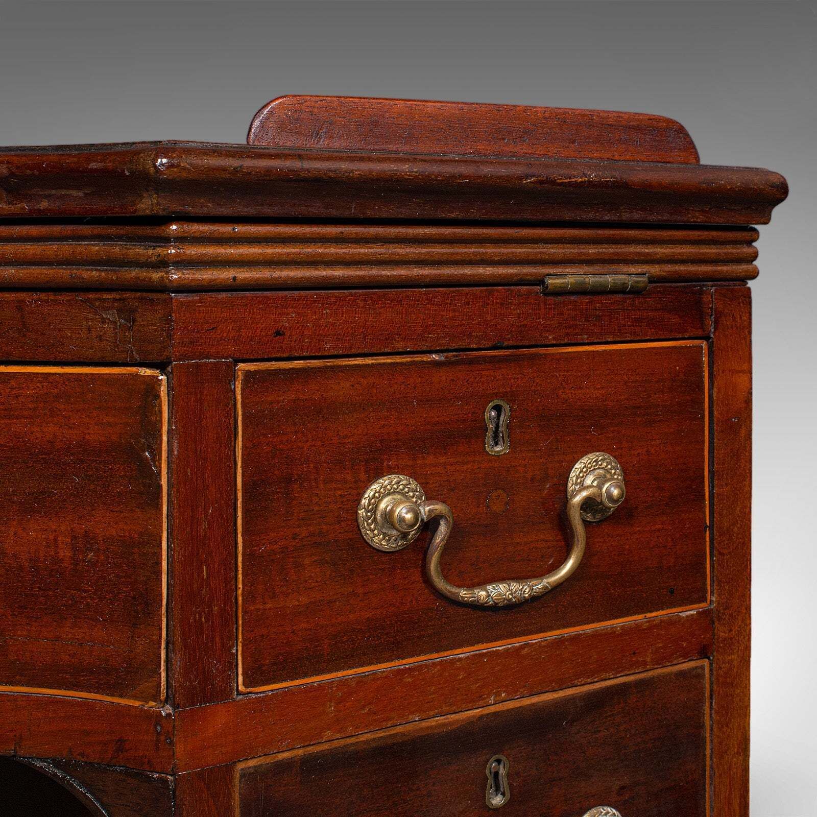 Furniture Tall Antique Architect's Riser Desk, English, Metamorphic, Cartographer, Regency photo