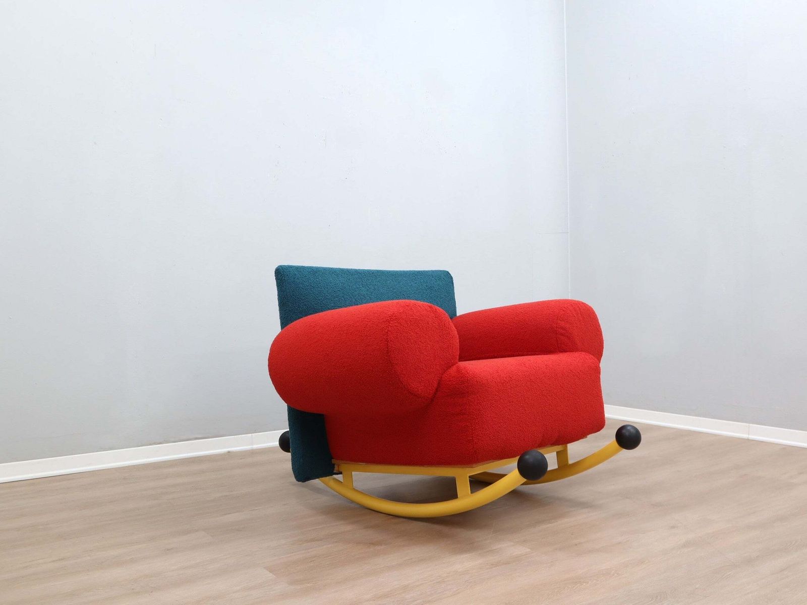 Topolino Rocking Chair By Seveso & Trezzi For Felice Rossi, 1980s photo Furniture